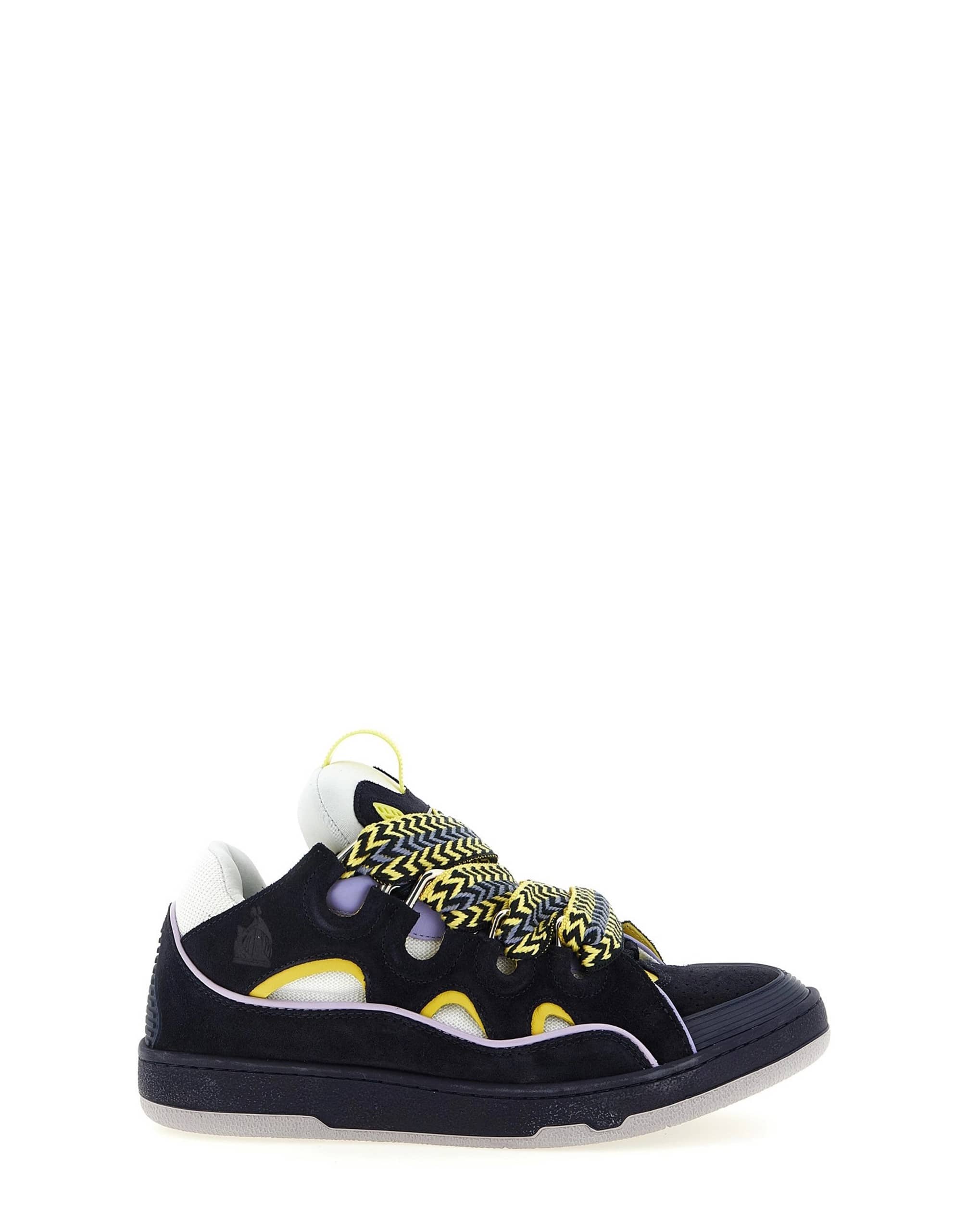 Lanvin Lanvin Blue Curb Sneakers
