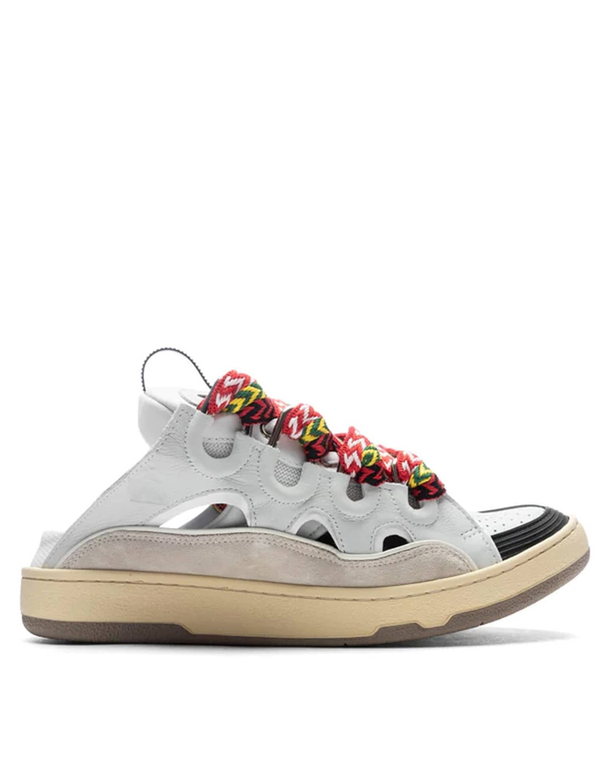 Lanvin Calf Leather Curb Mules Sneakers