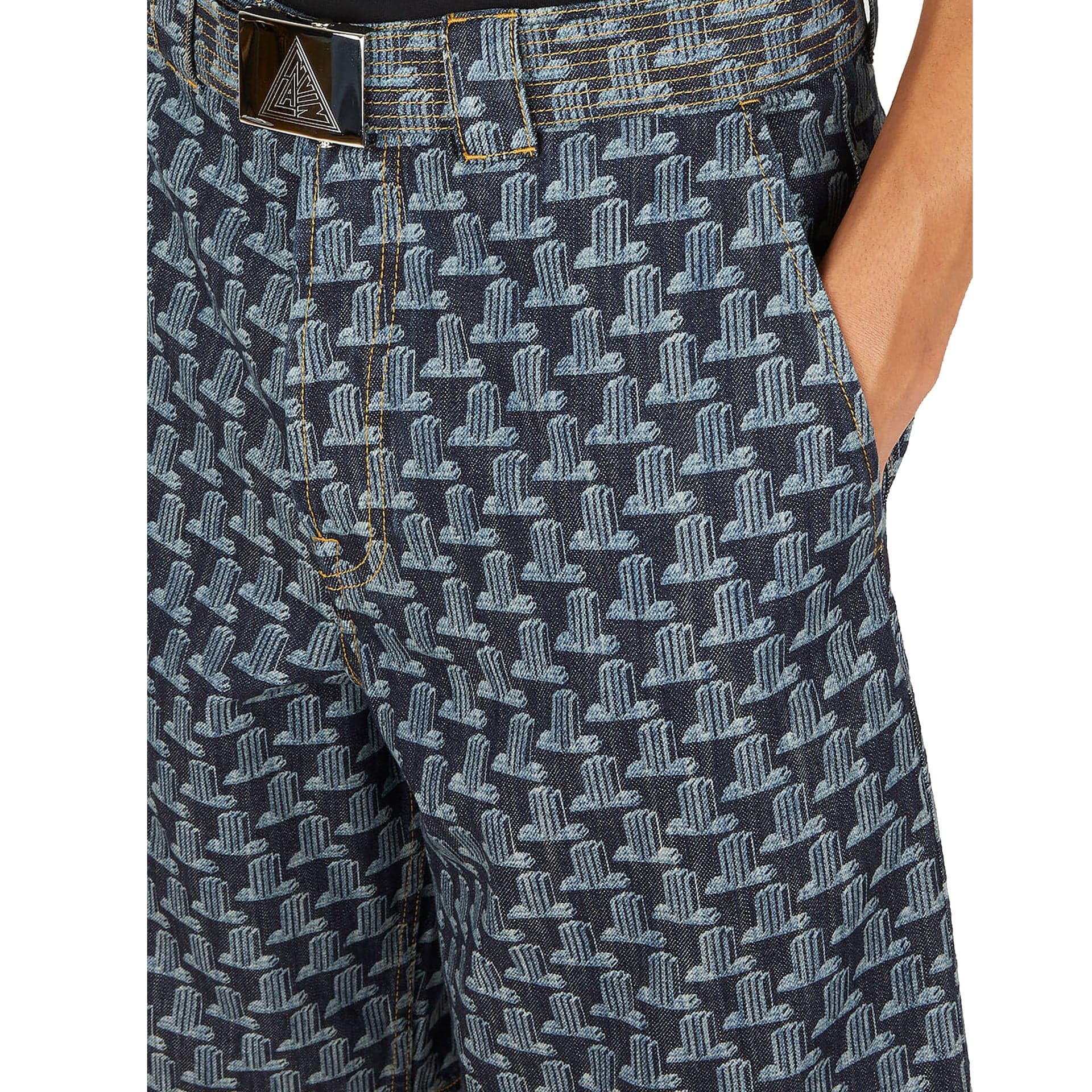 Lanvin Column Monogram Shorts