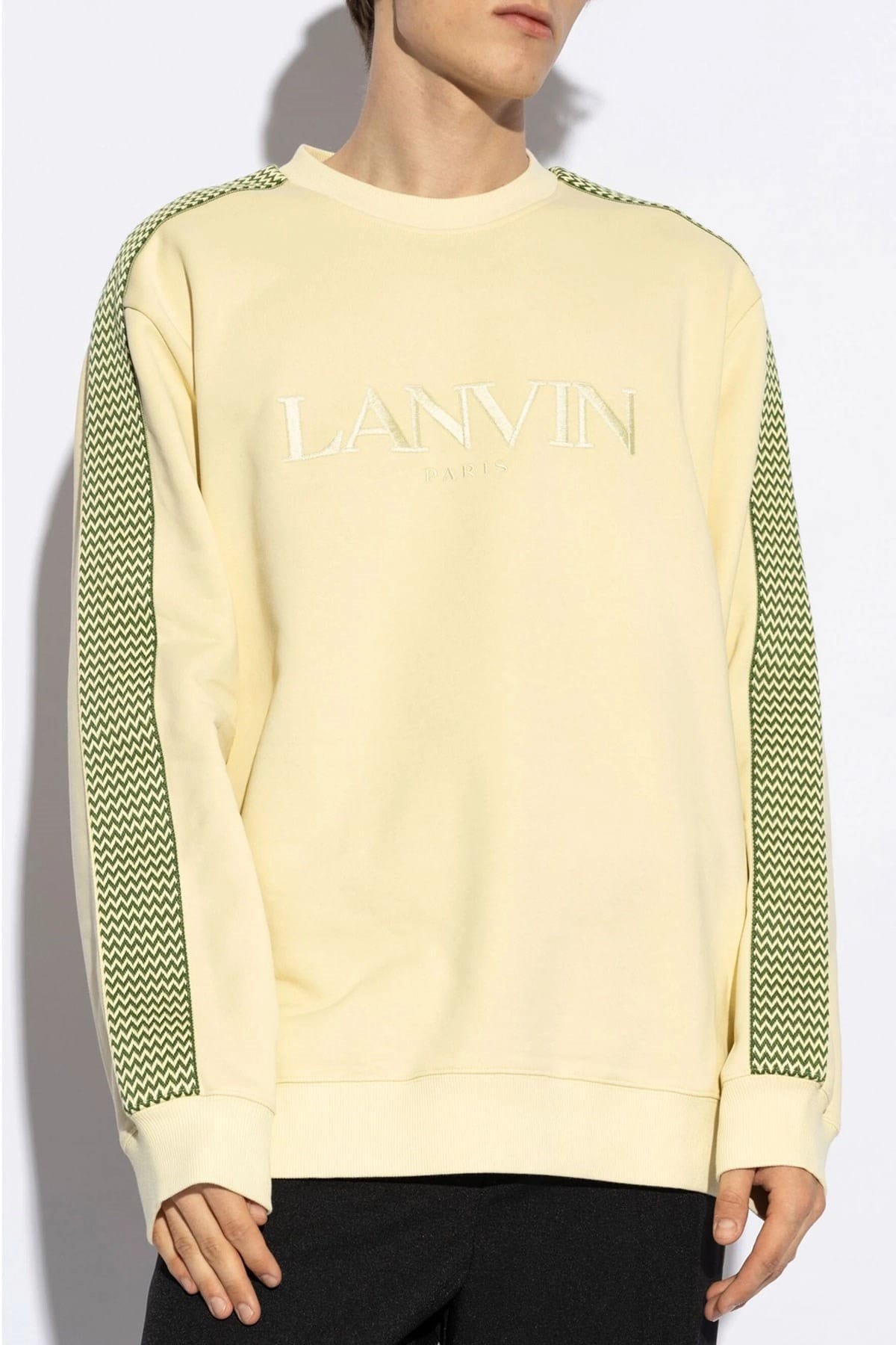 Lanvin Lanvin Embroidered Side Curb Sweatshirt
