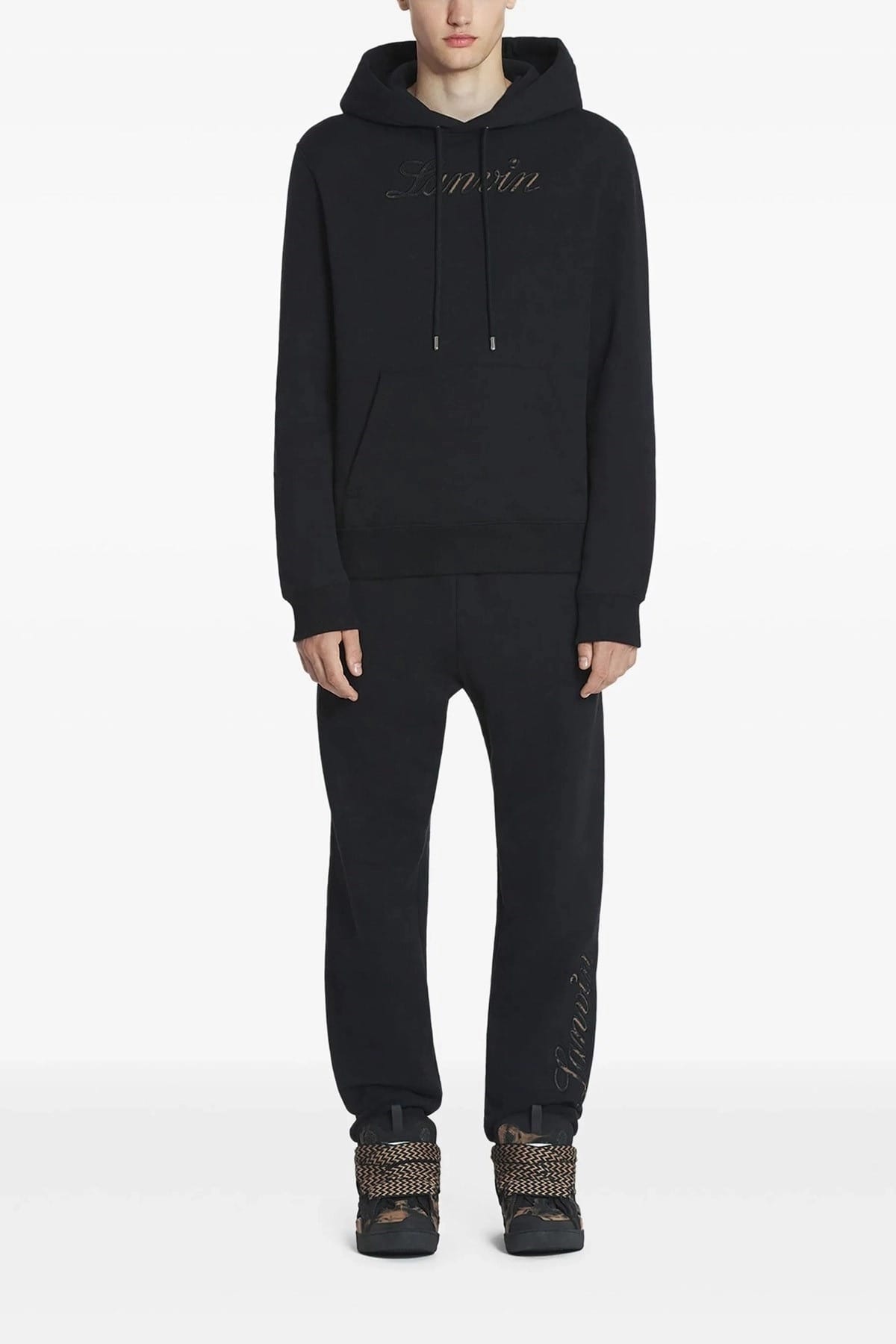 Lanvin Logo Embroidered Hoodie - alternate view