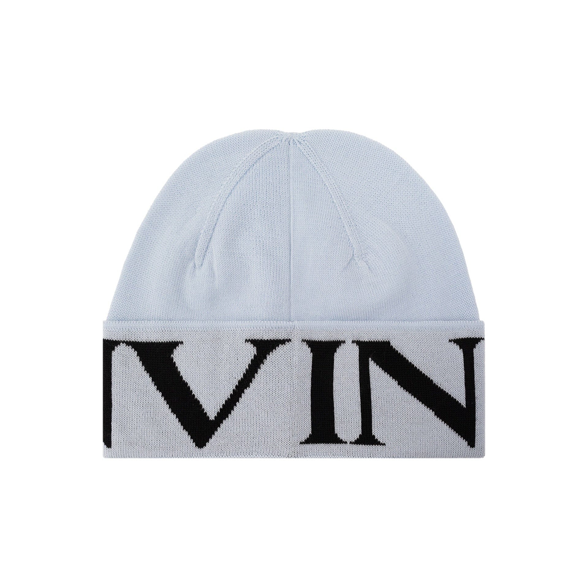 Lanvin Bonnet en laine à logo - alternate view