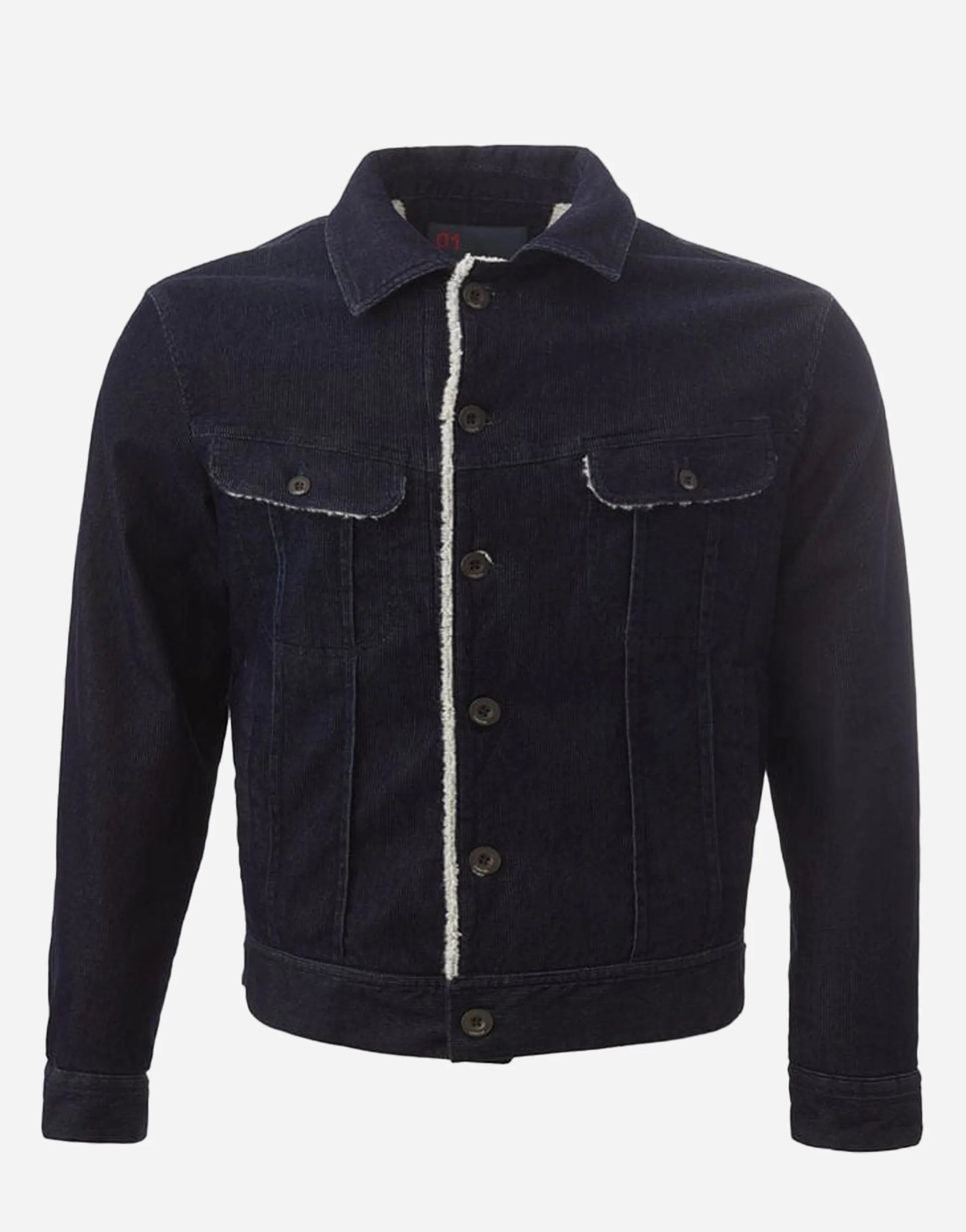 Lardini Lardini Button-Up Corduroy Trucker Jacket
