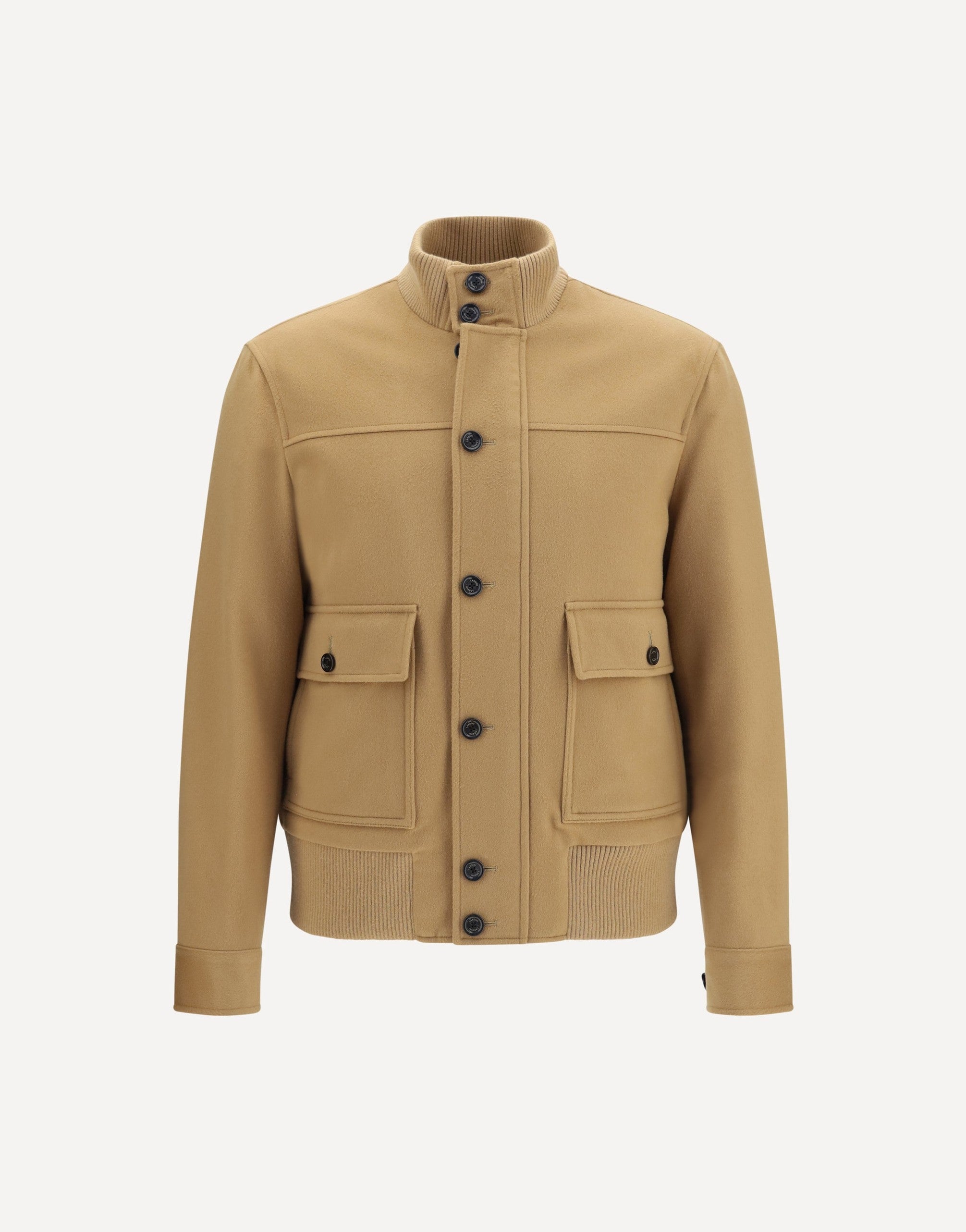 جاكيت Lardini بأزرار مع حواف مضلعة