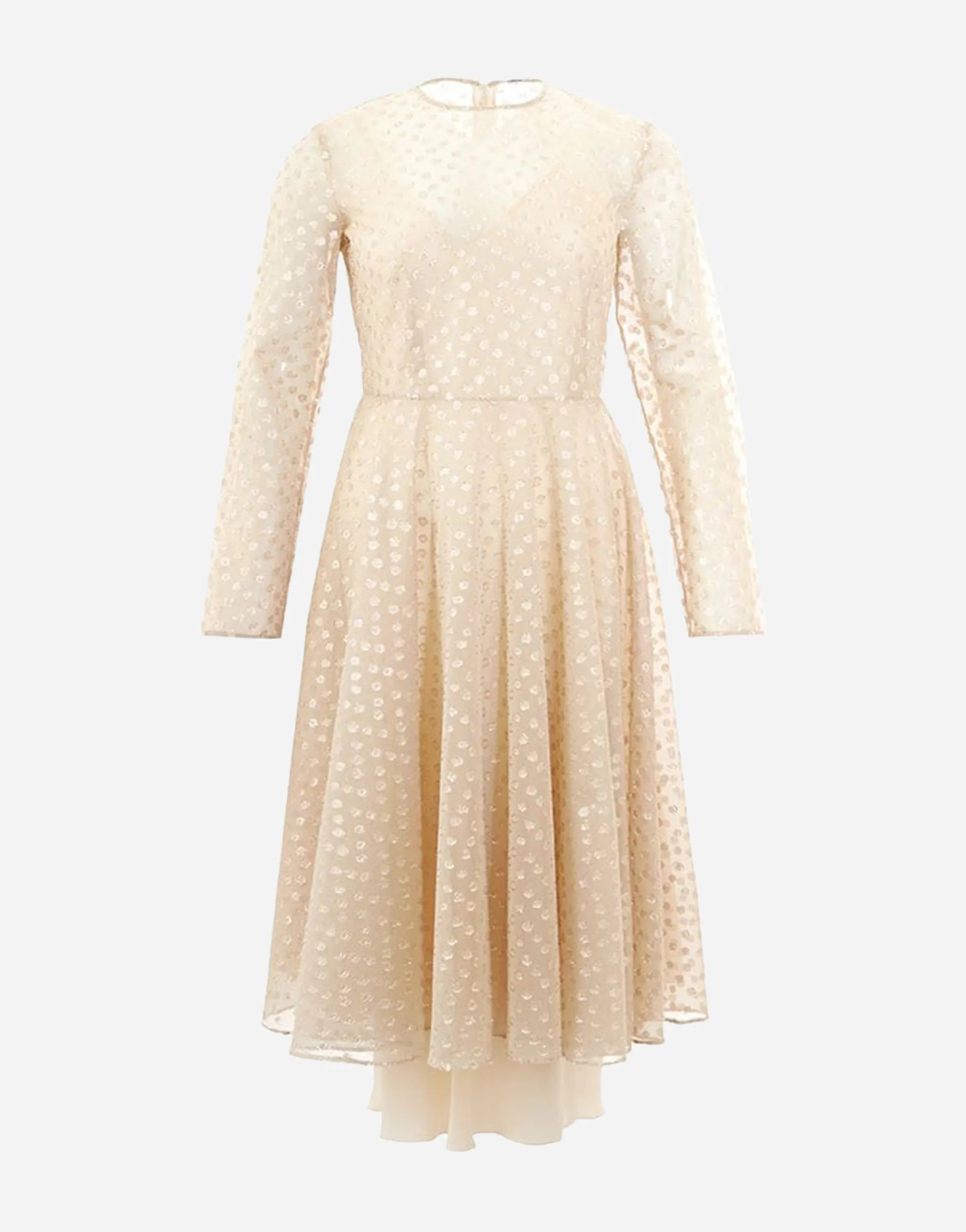 Lardini Lardini Long Sleeve Embellished Midi Dress