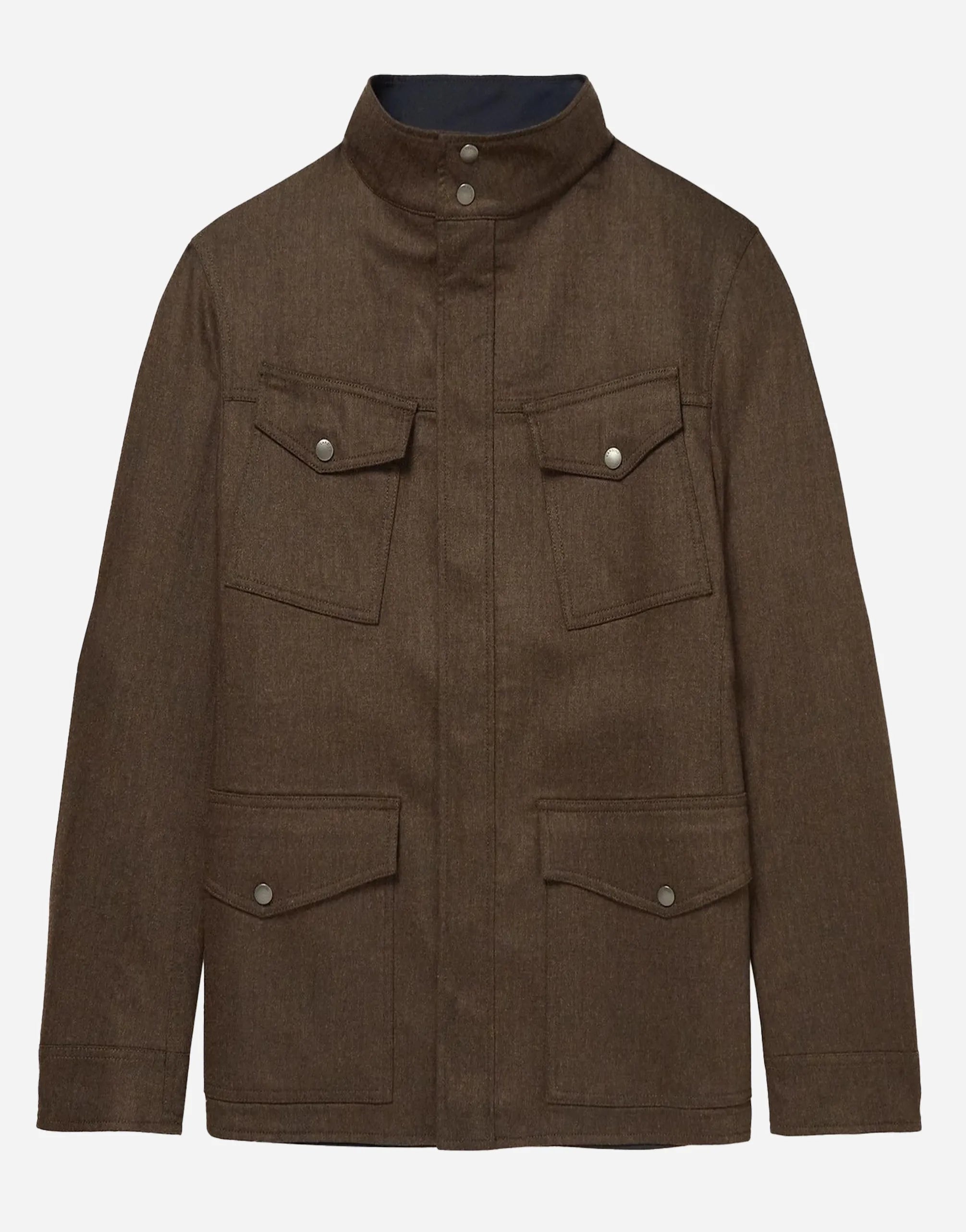 Lardini Lardini Stand Collar Multi-Pocket Utility Jacket
