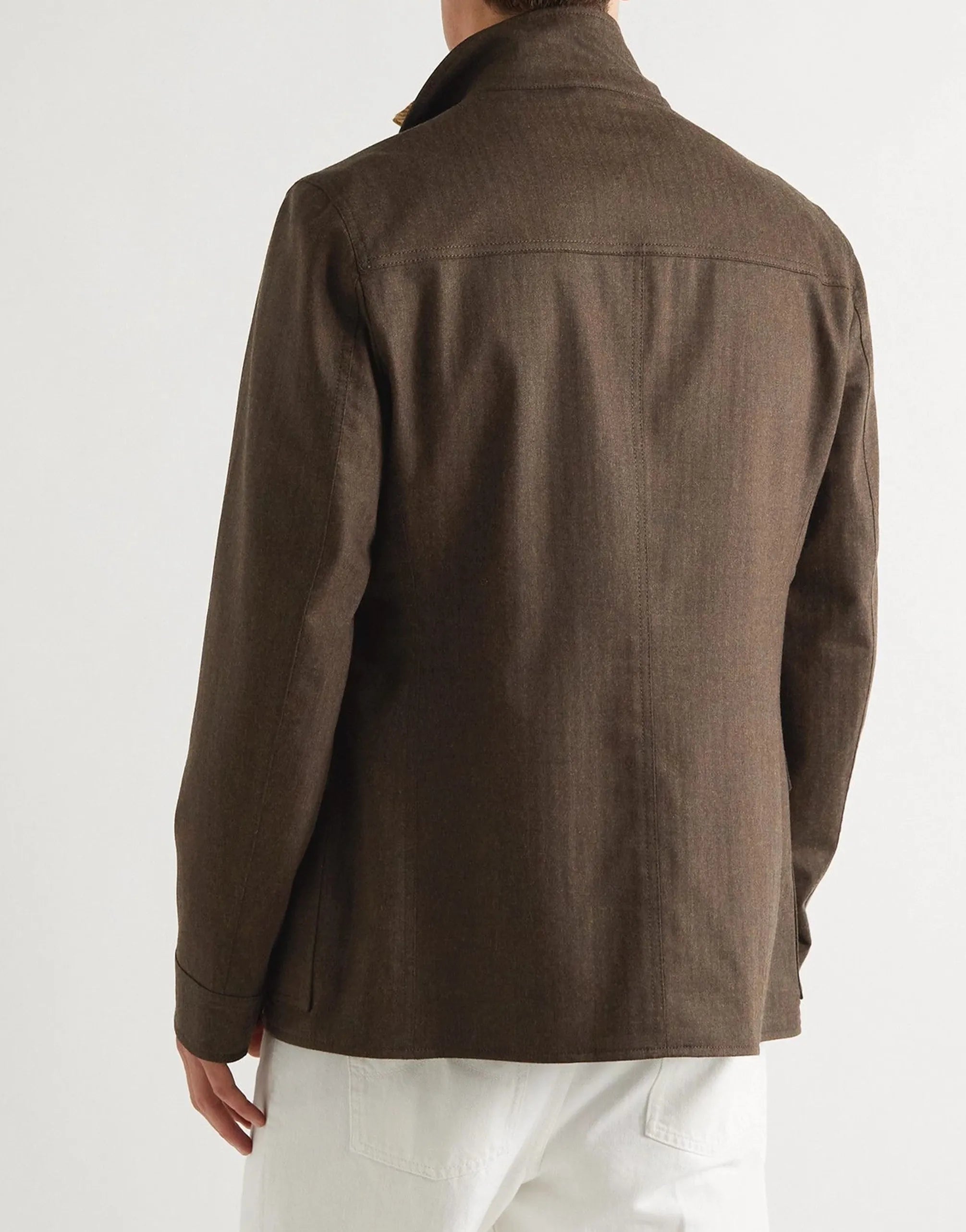 Lardini Lardini Stand Collar Multi-Pocket Utility Jacket