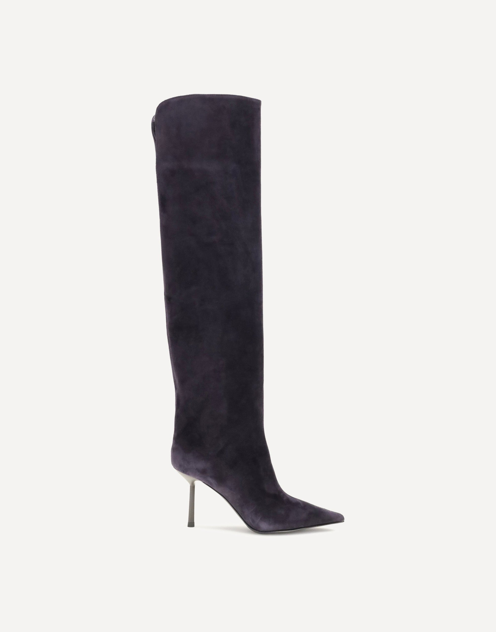 LE SILLA Bella suède overknee laarzen