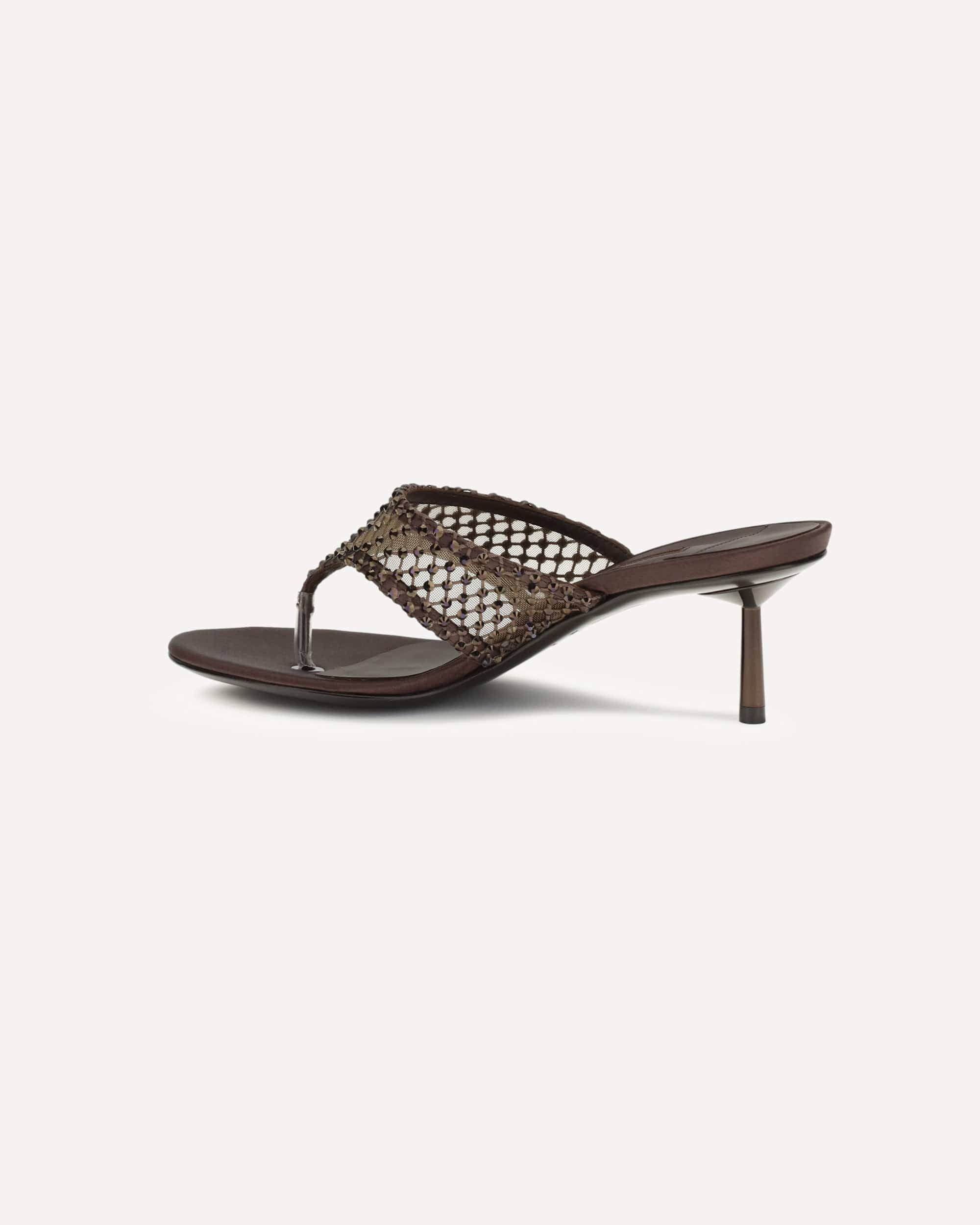 LE SILLA Gilda Crystal-Embellished Sandals