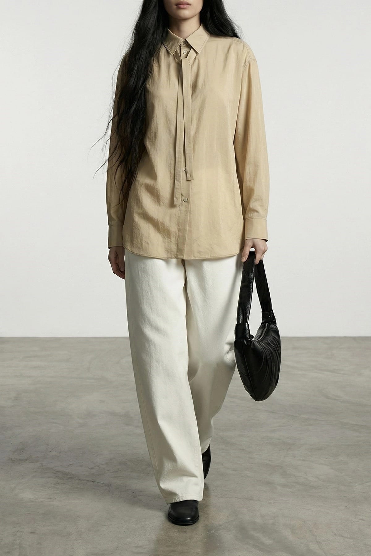 Lemaire Camisa de Seda com Detalhe de Amarração Lemaire - alternate view
