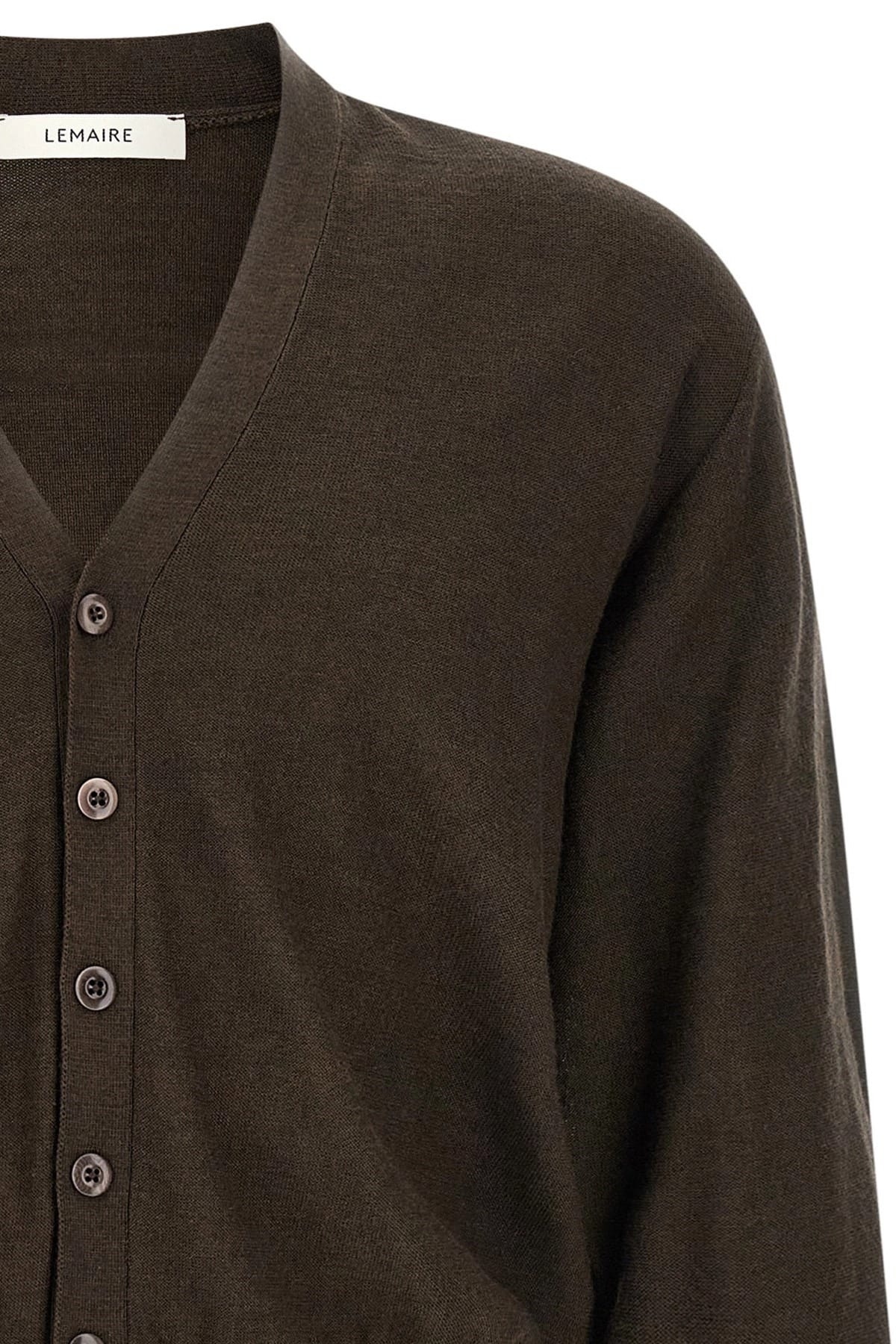 Lemaire Lemaire Twisted Wool Blend Cardigan