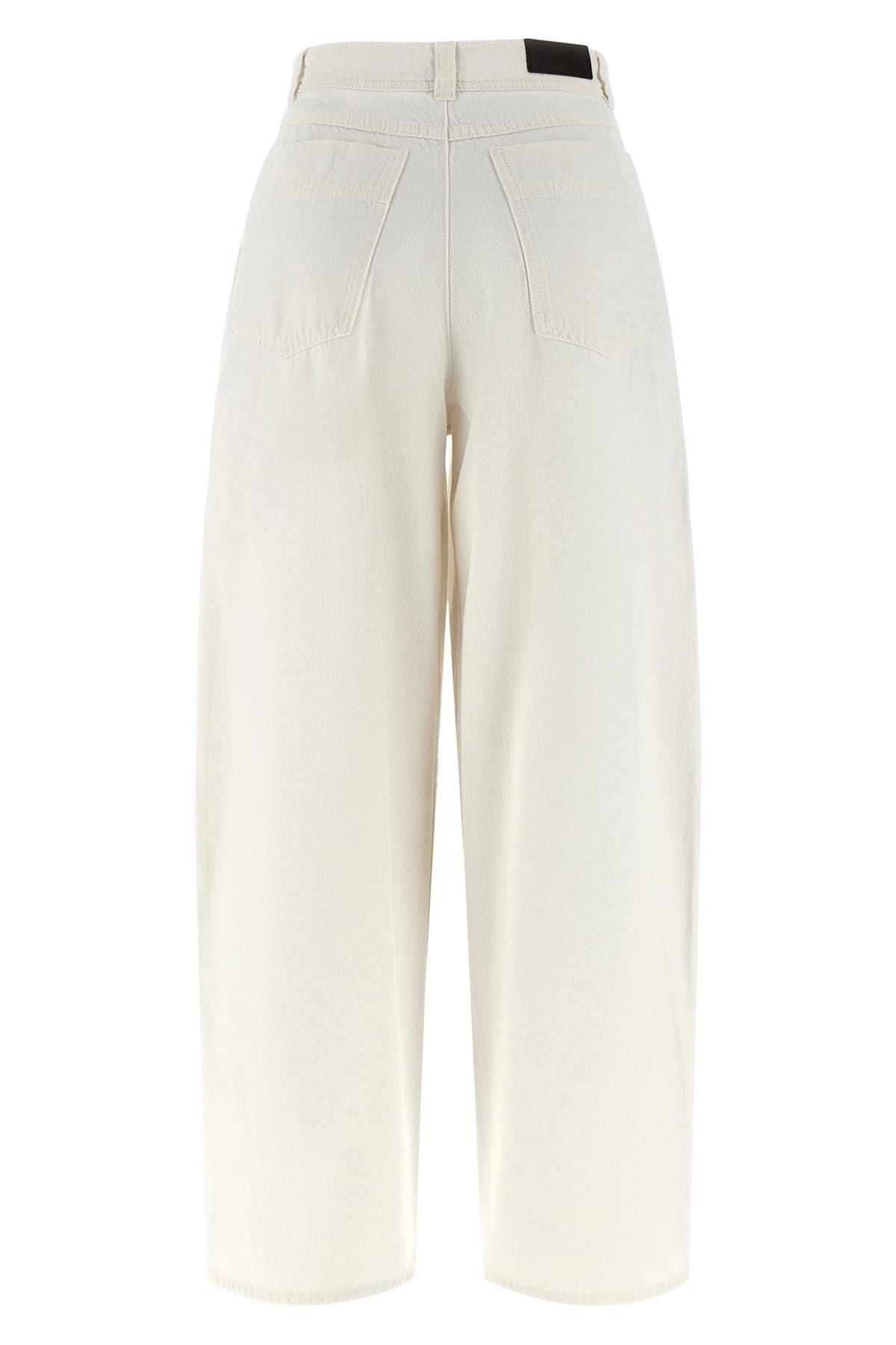 Lemaire Lemaire White Wide-Leg Denim Pants