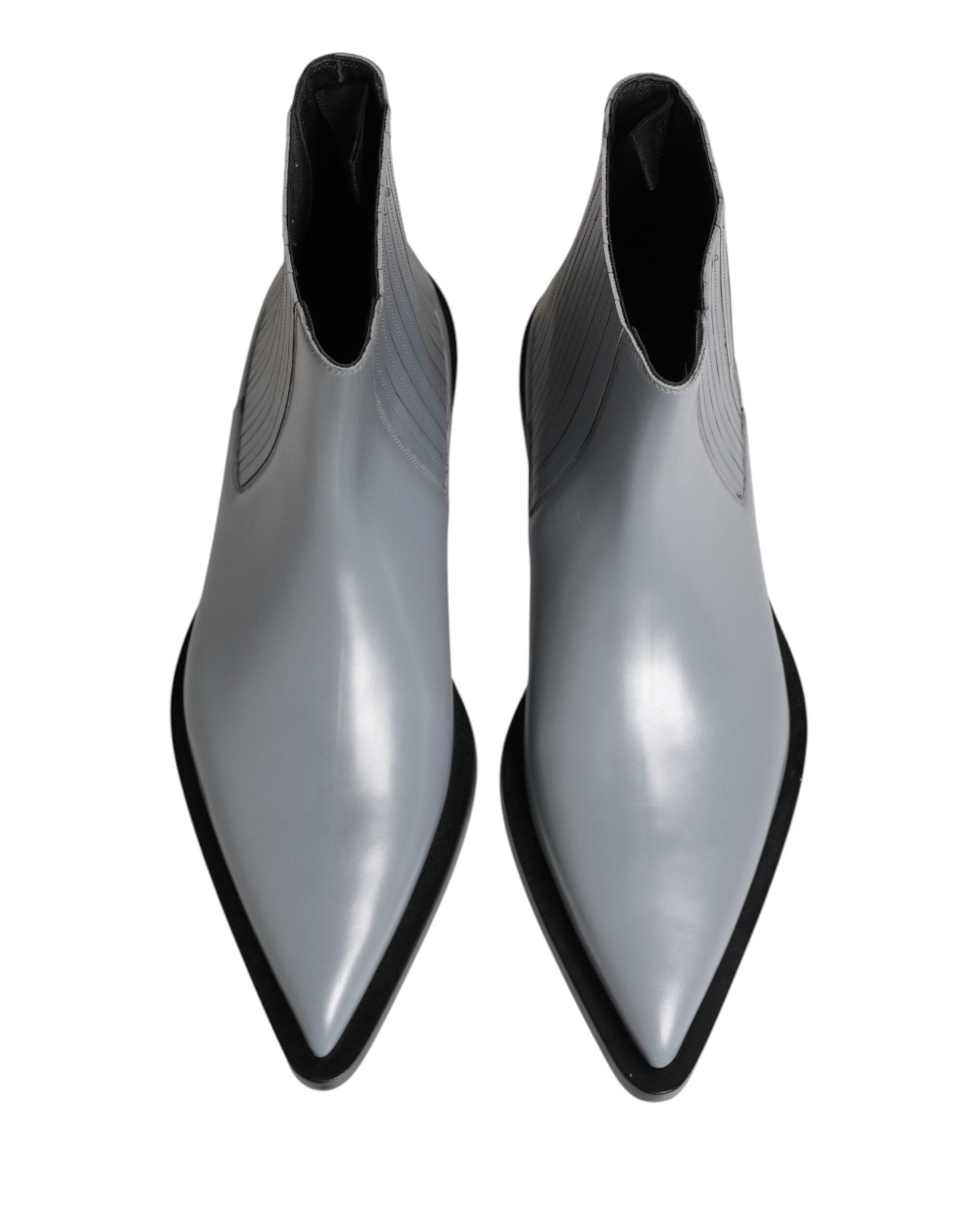 Dolce & Gabbana Bottines courtes Chelsea gris clair