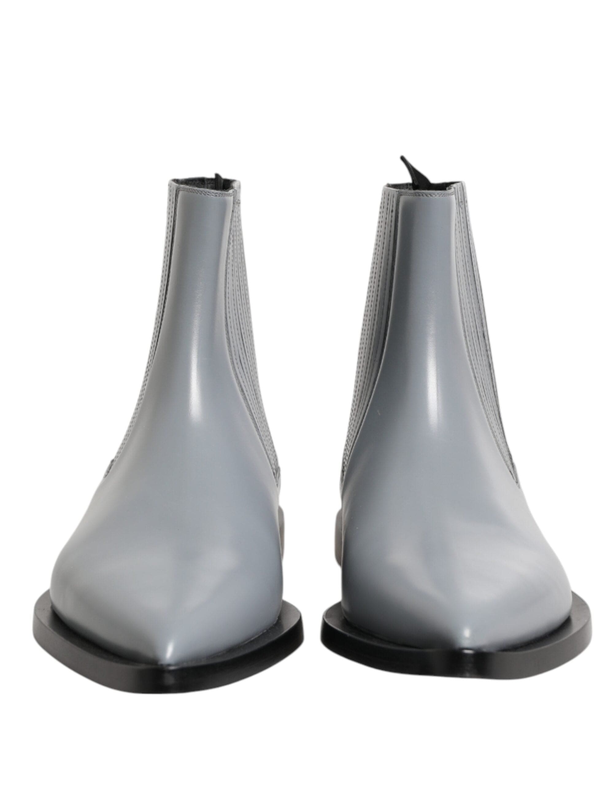 Dolce & Gabbana Bottines courtes Chelsea gris clair