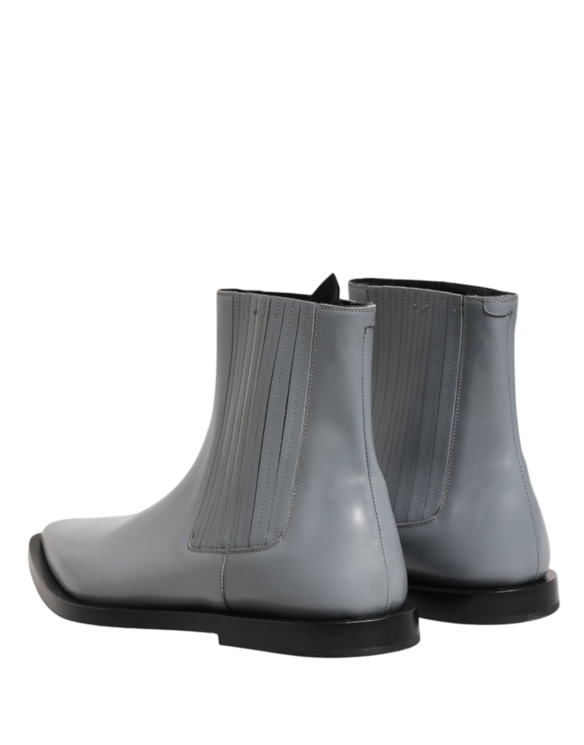 Dolce & Gabbana Bottines courtes Chelsea gris clair