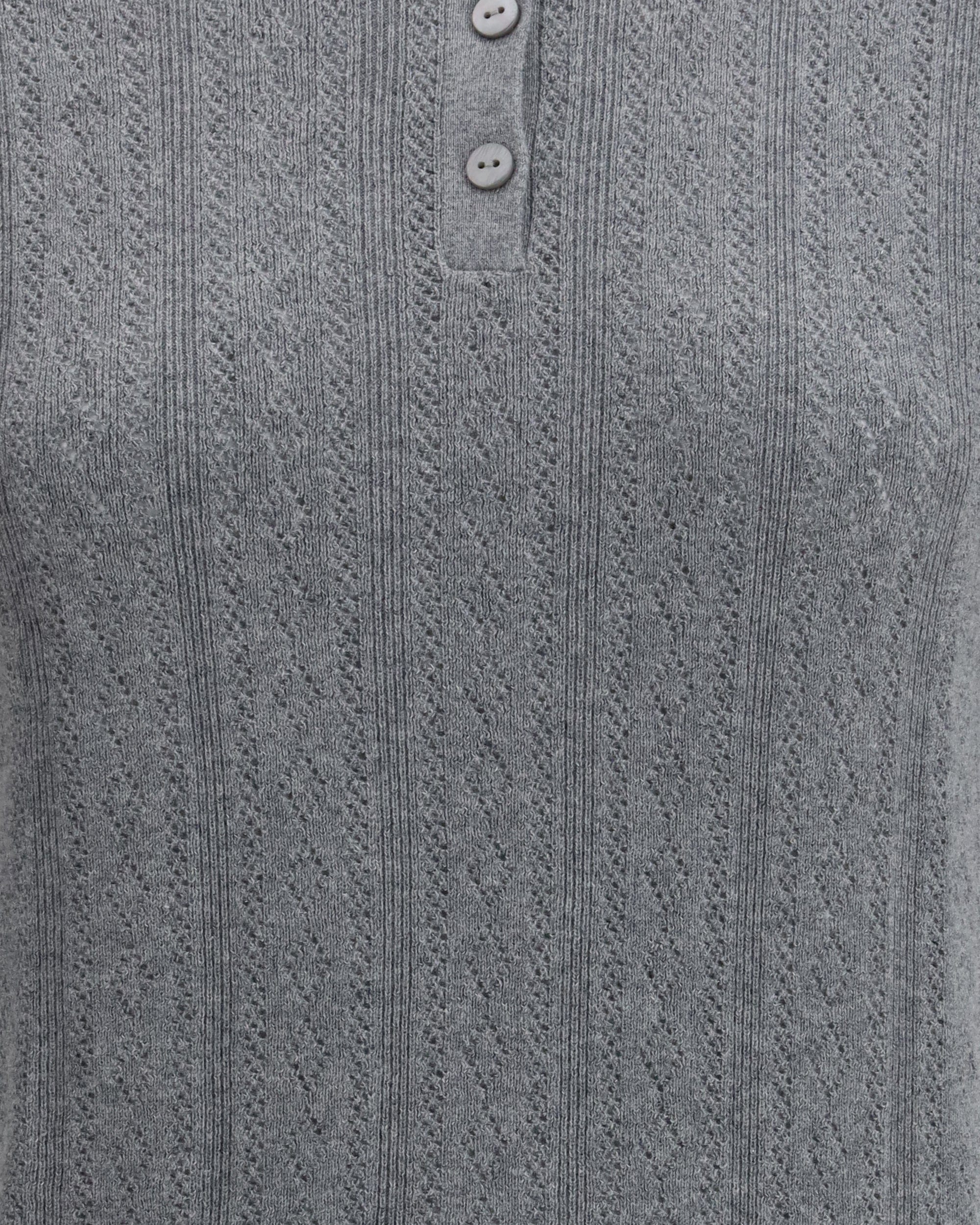 Lisa Yang Cristine Cotton-Cashmere Polo Shirt