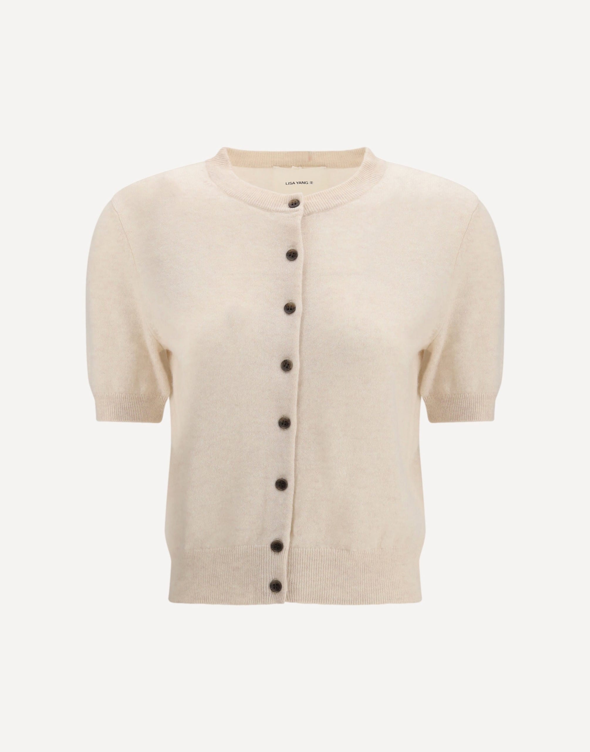 Lisa Yang Marene Short-Sleeve Cardigan