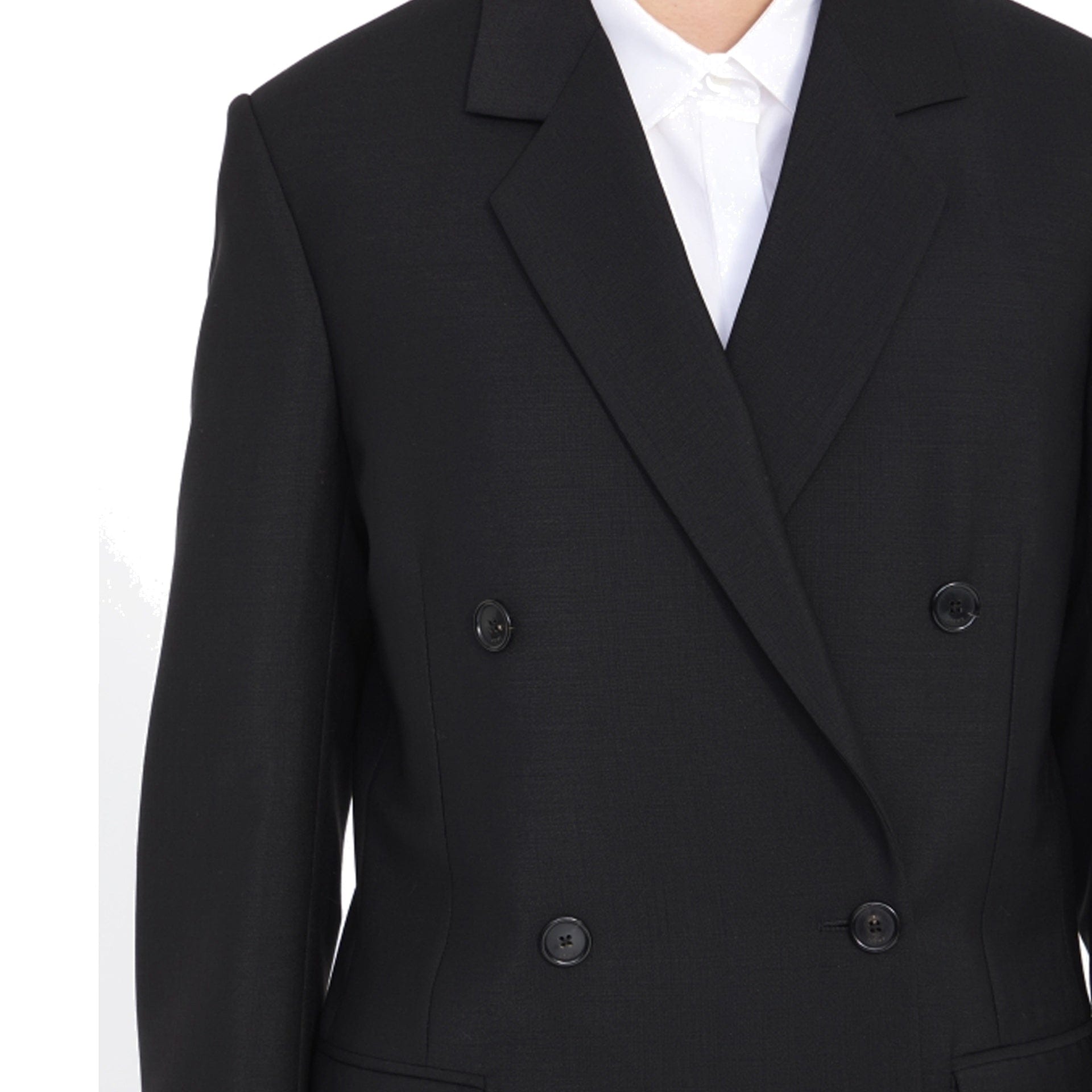 Loewe Blend Wool Double Breasted Jacket