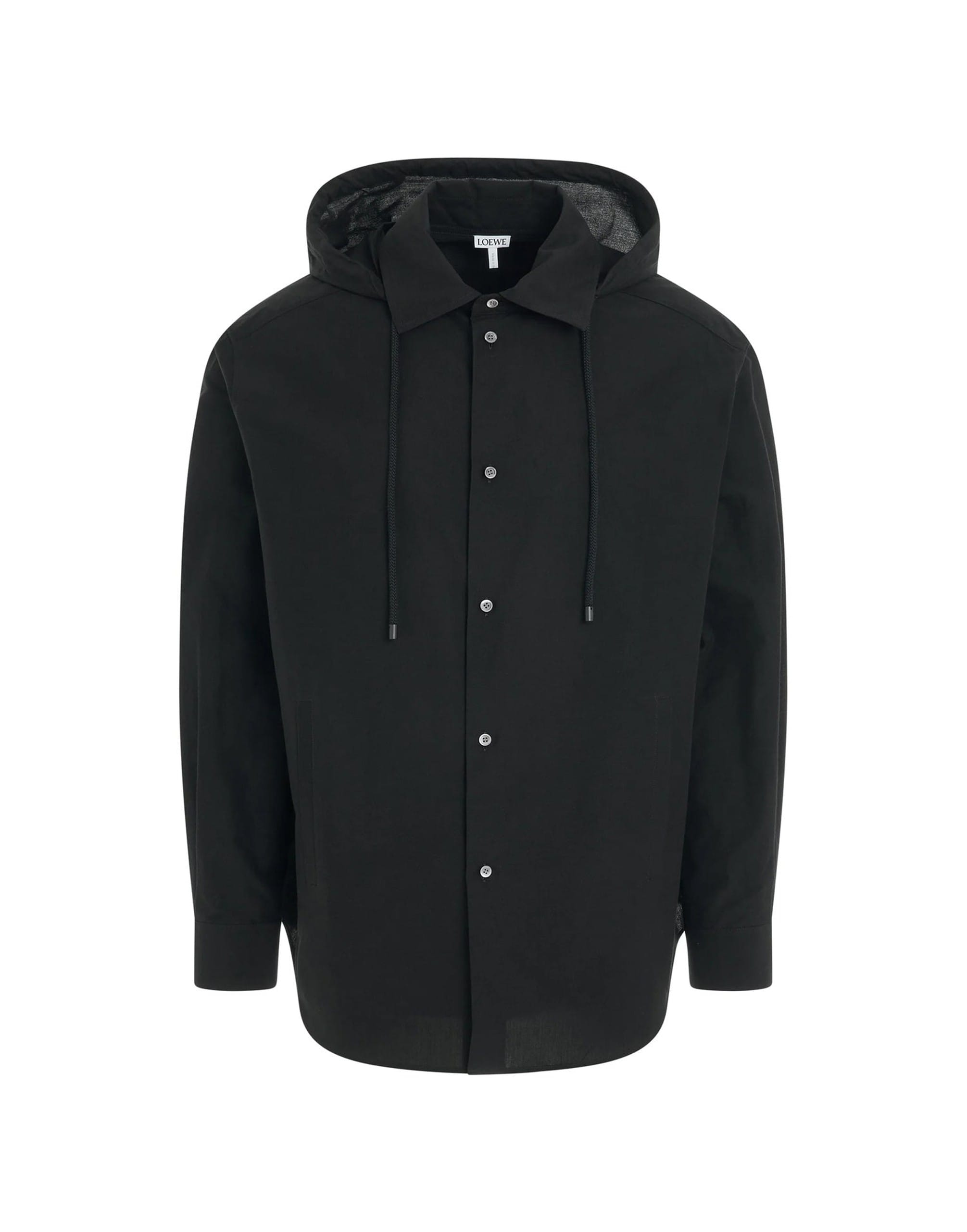 Loewe Cotton Jacket Shirt With Anagram Jacquard