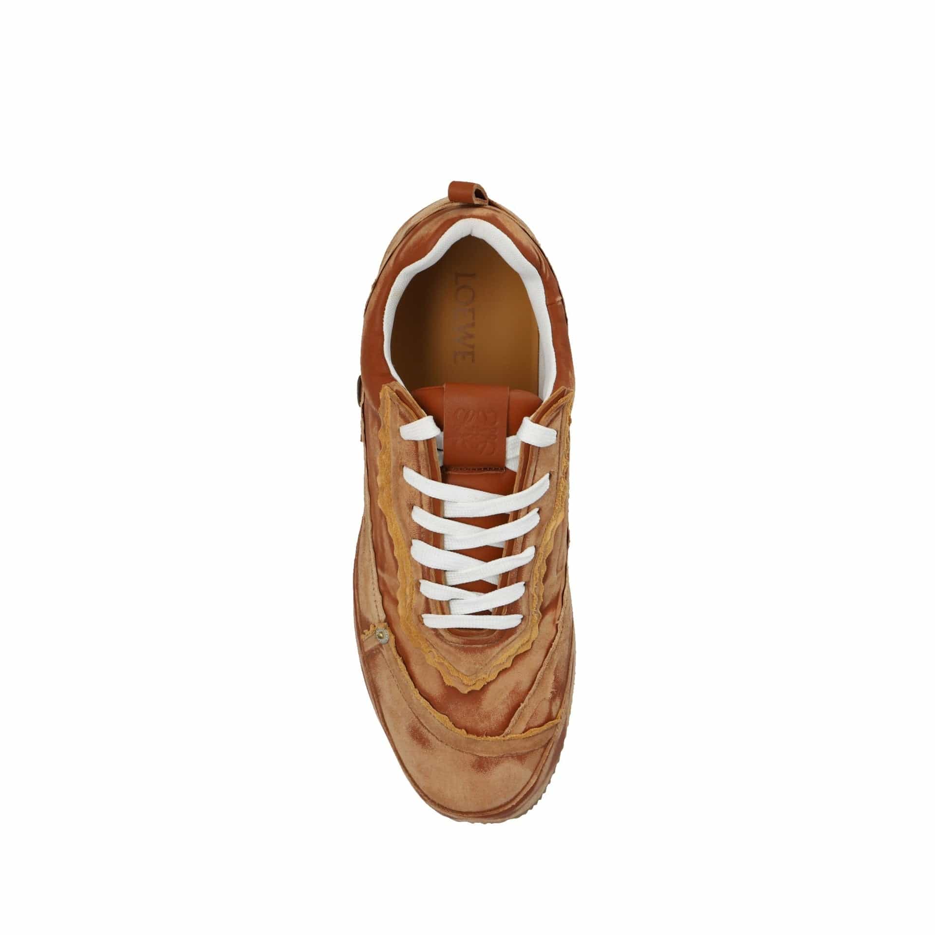 Loewe Deconstructed Calf Leather Sneakers