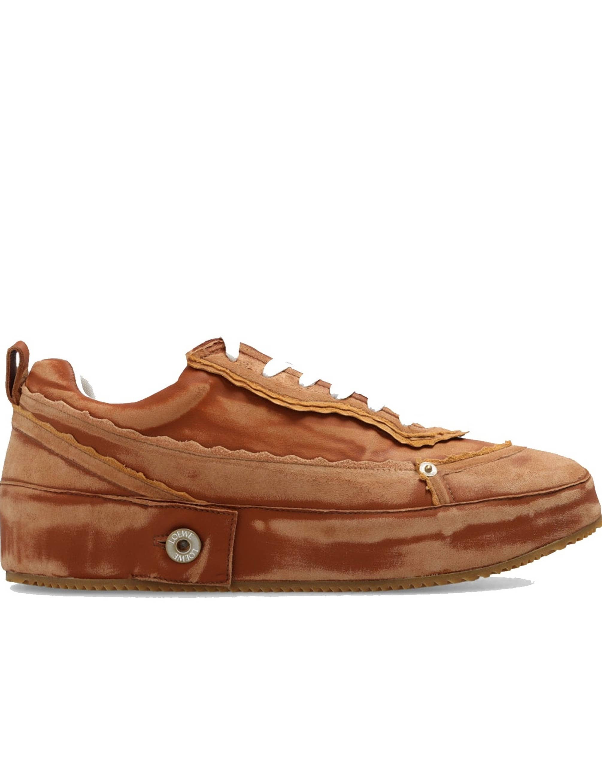 Loewe Deconstructed Calf Leather Sneakers