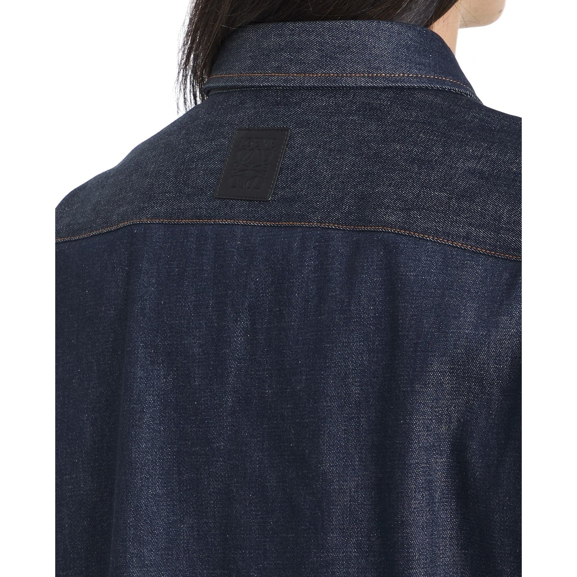 Loewe Denim Chain Shirt Dress