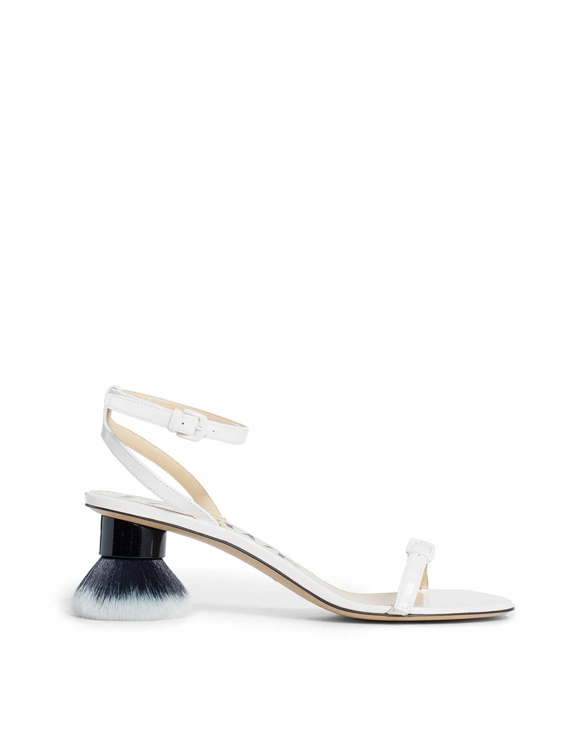 Loewe Petal Brush Leather Sandals