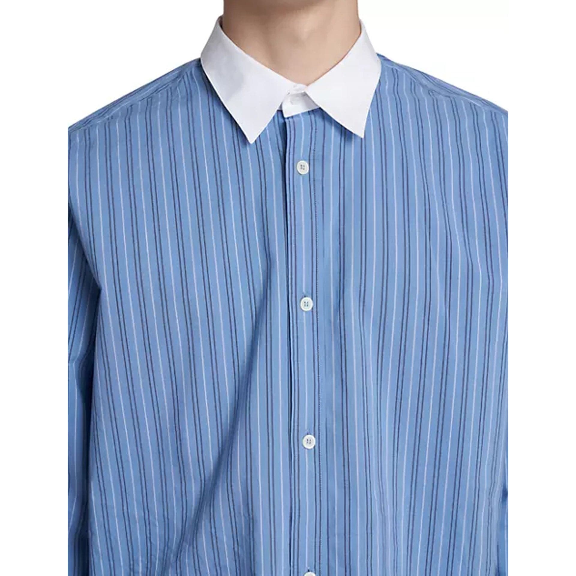 Loewe Striped Cotton Long-Sleeve Shirt