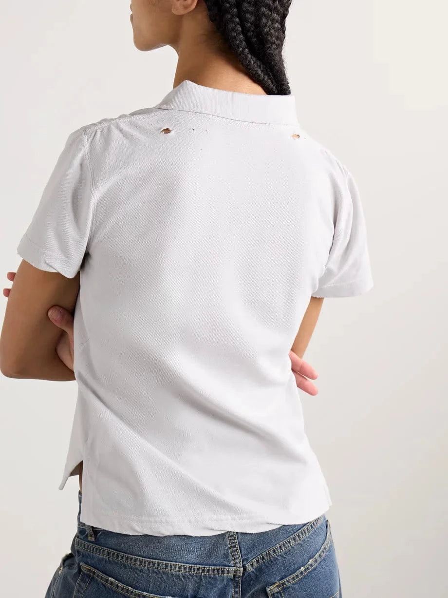 Balenciaga Logoed Polo Shirt