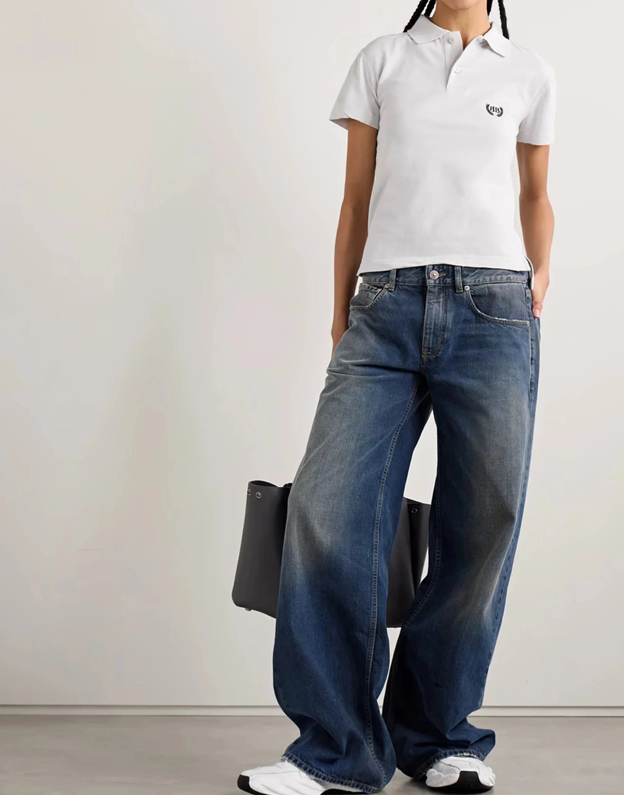 Balenciaga Logoed Polo Shirt