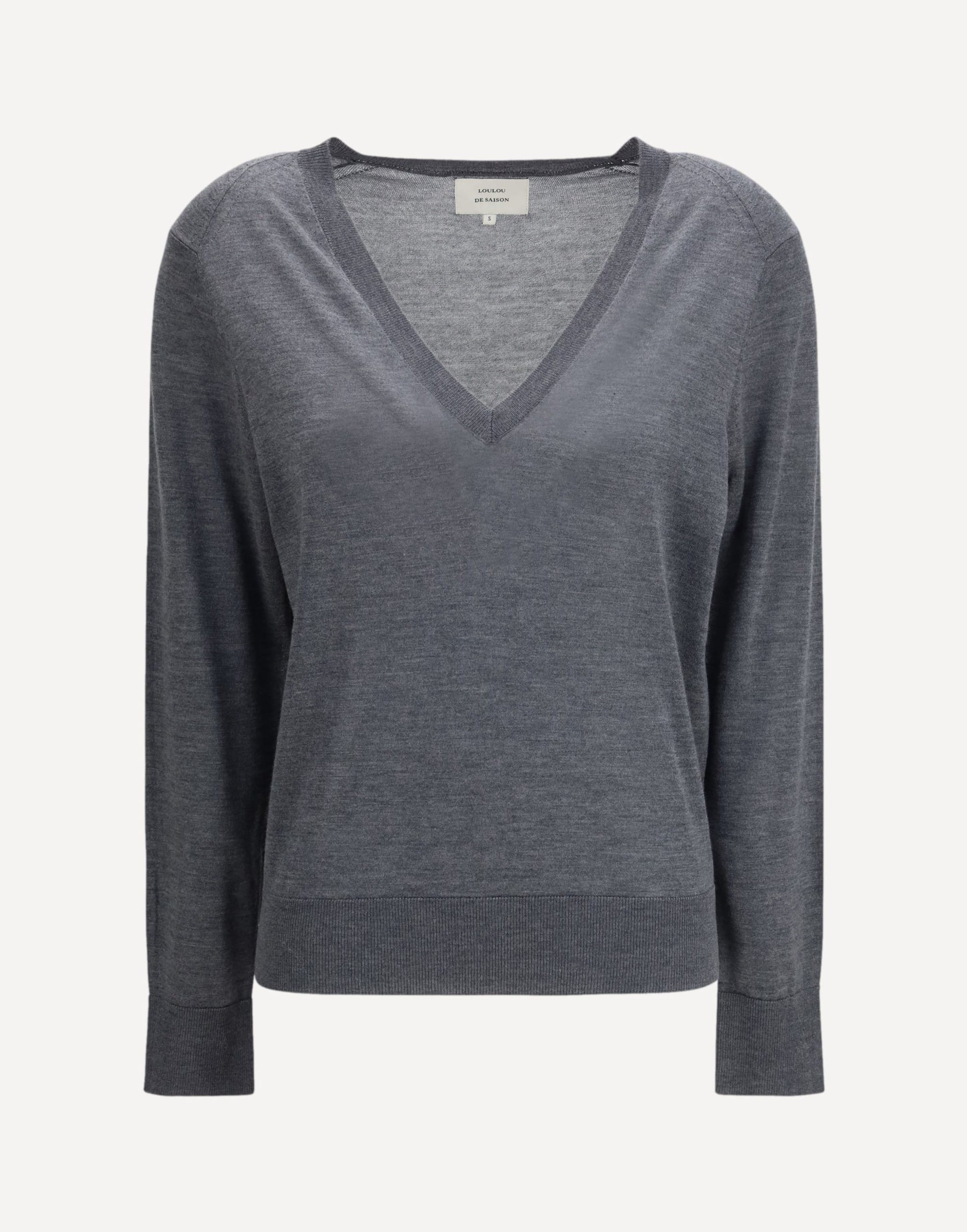 Loulou De Saison Julio Cashmere V-Neck Sweater