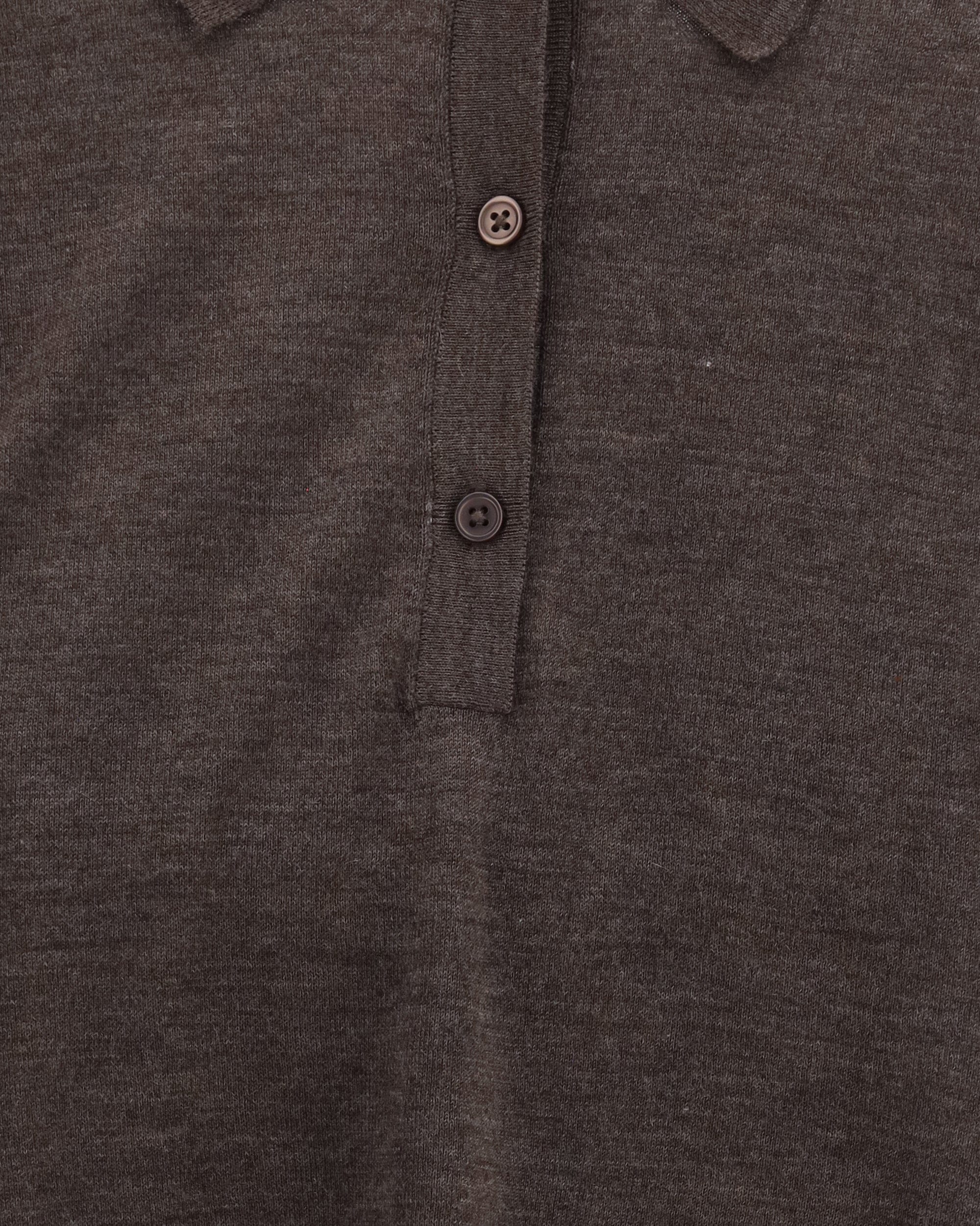 Loulou De Saison Migo Ribbed Short Sleeve Polo
