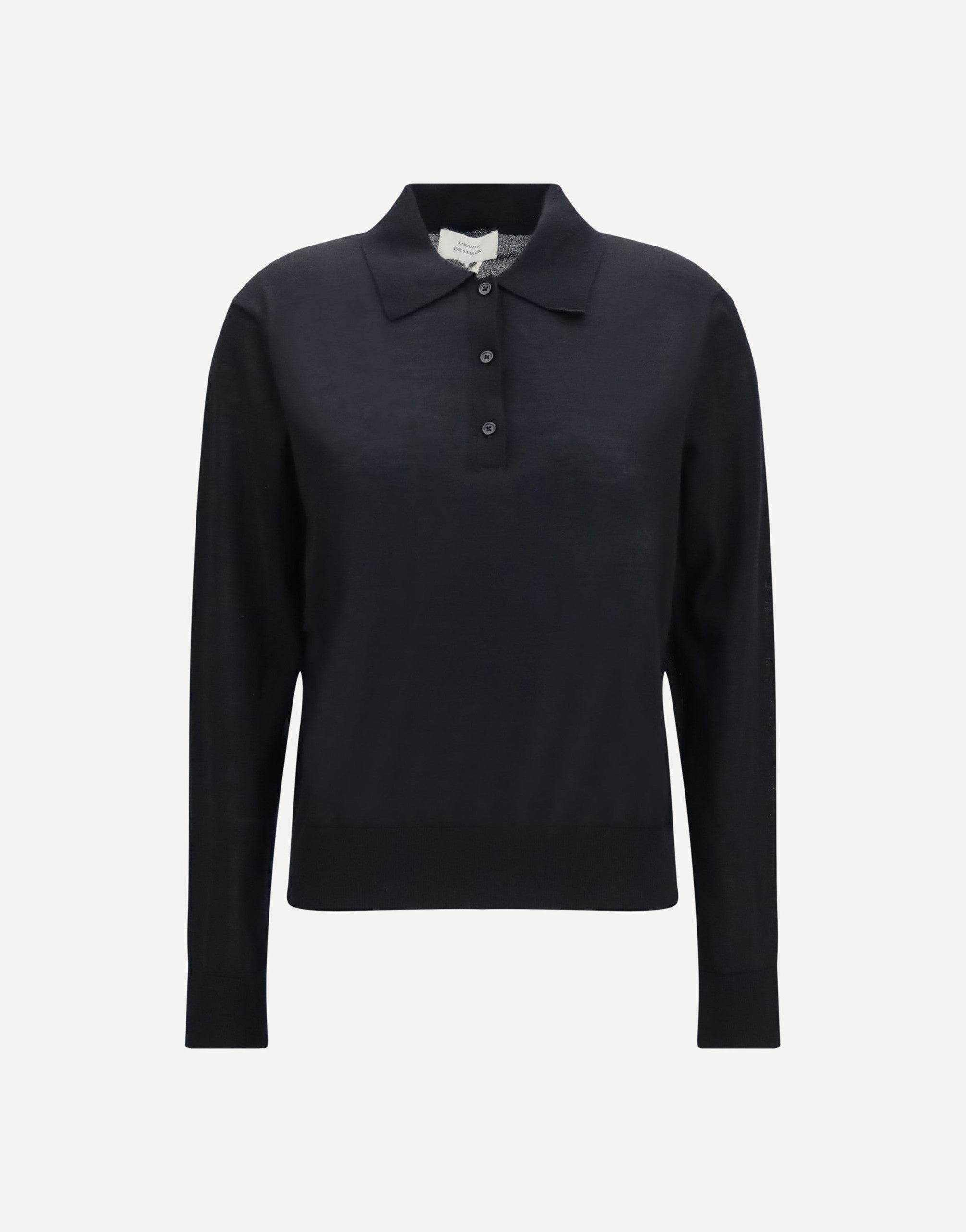 Loulou De Saison Miles Fine-Knit Polo