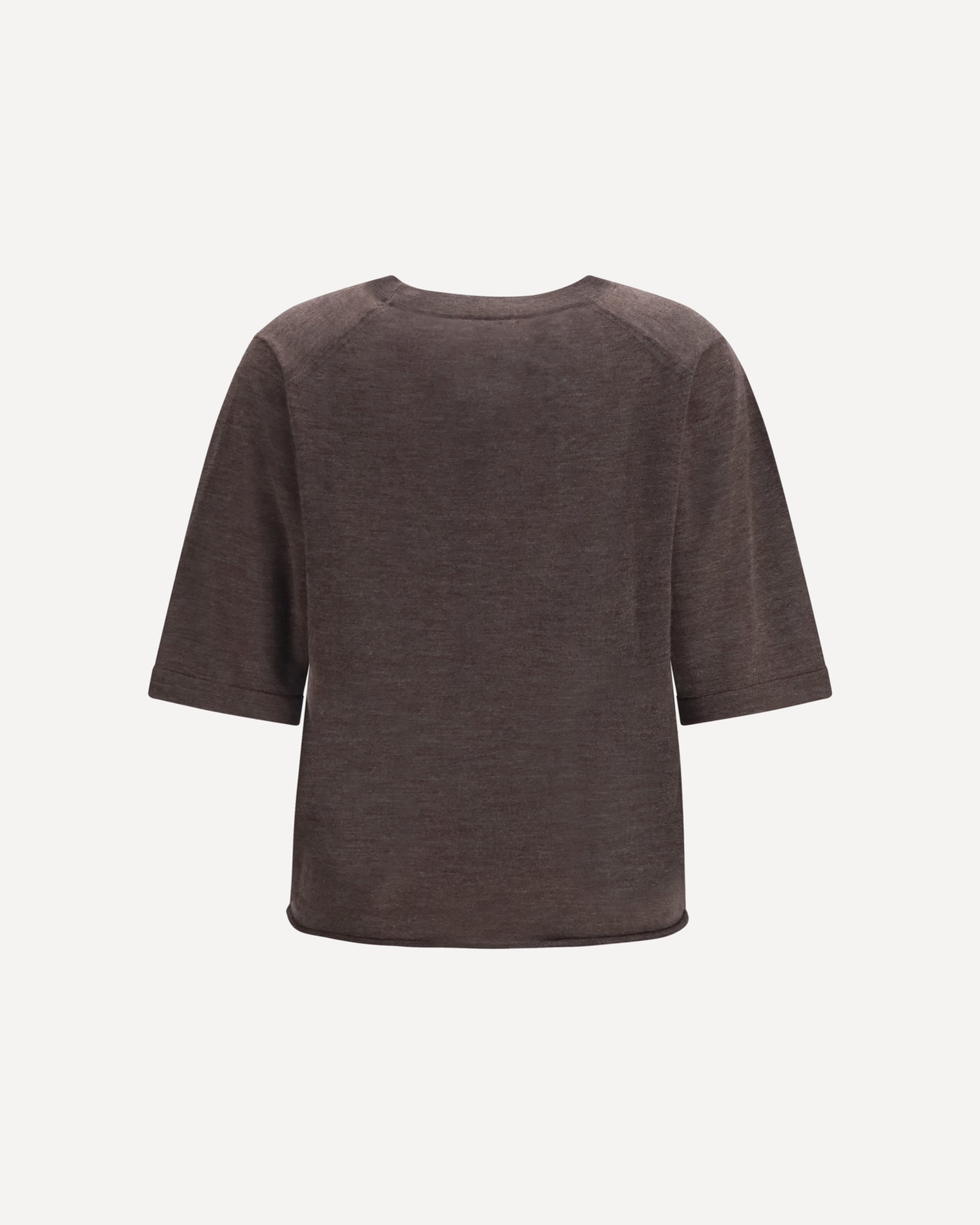 Loulou De Saison Nala Fine-Knit Cashmere T-Shirt - alternate view