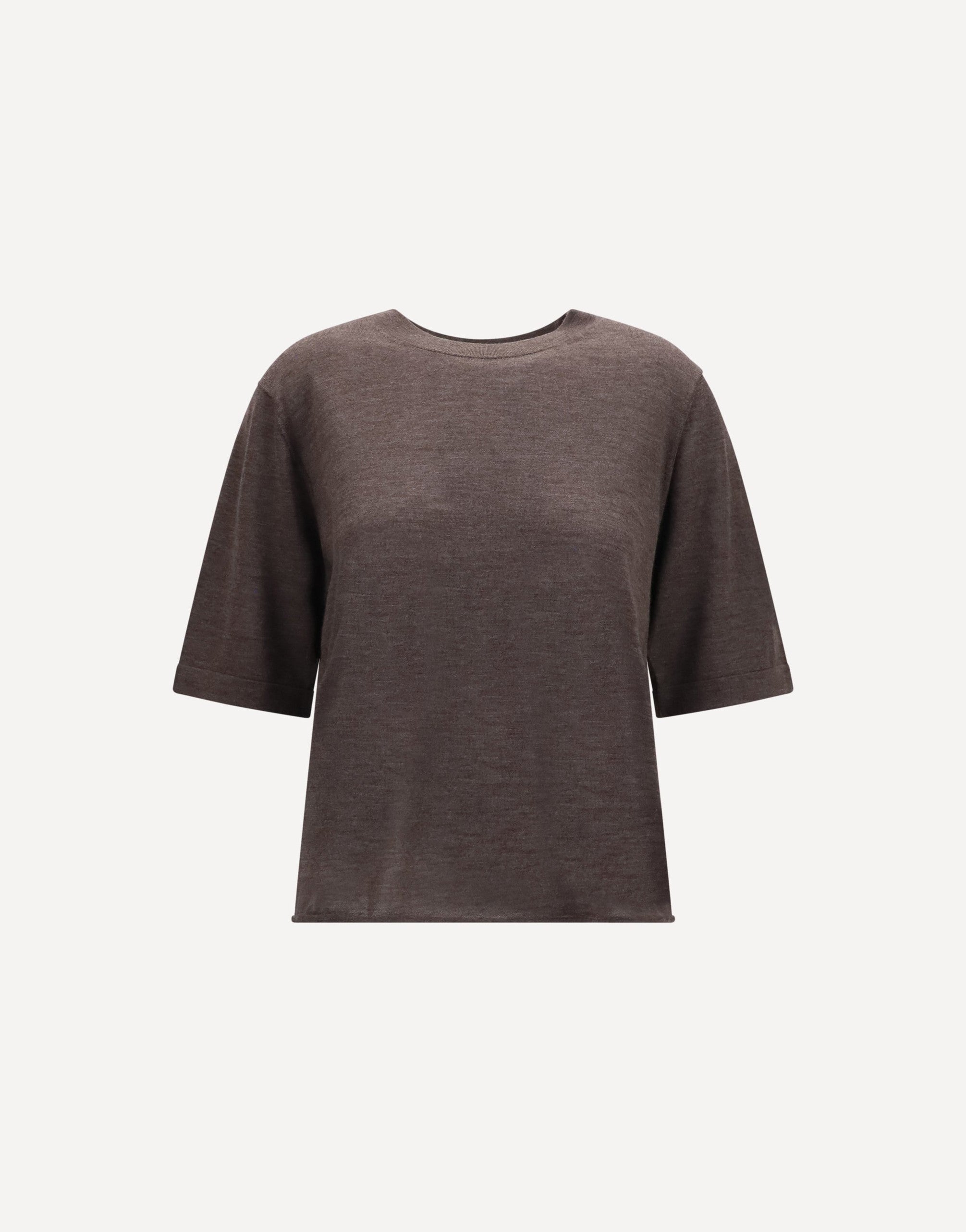 Loulou De Saison Nala Fine-Knit Cashmere T-Shirt