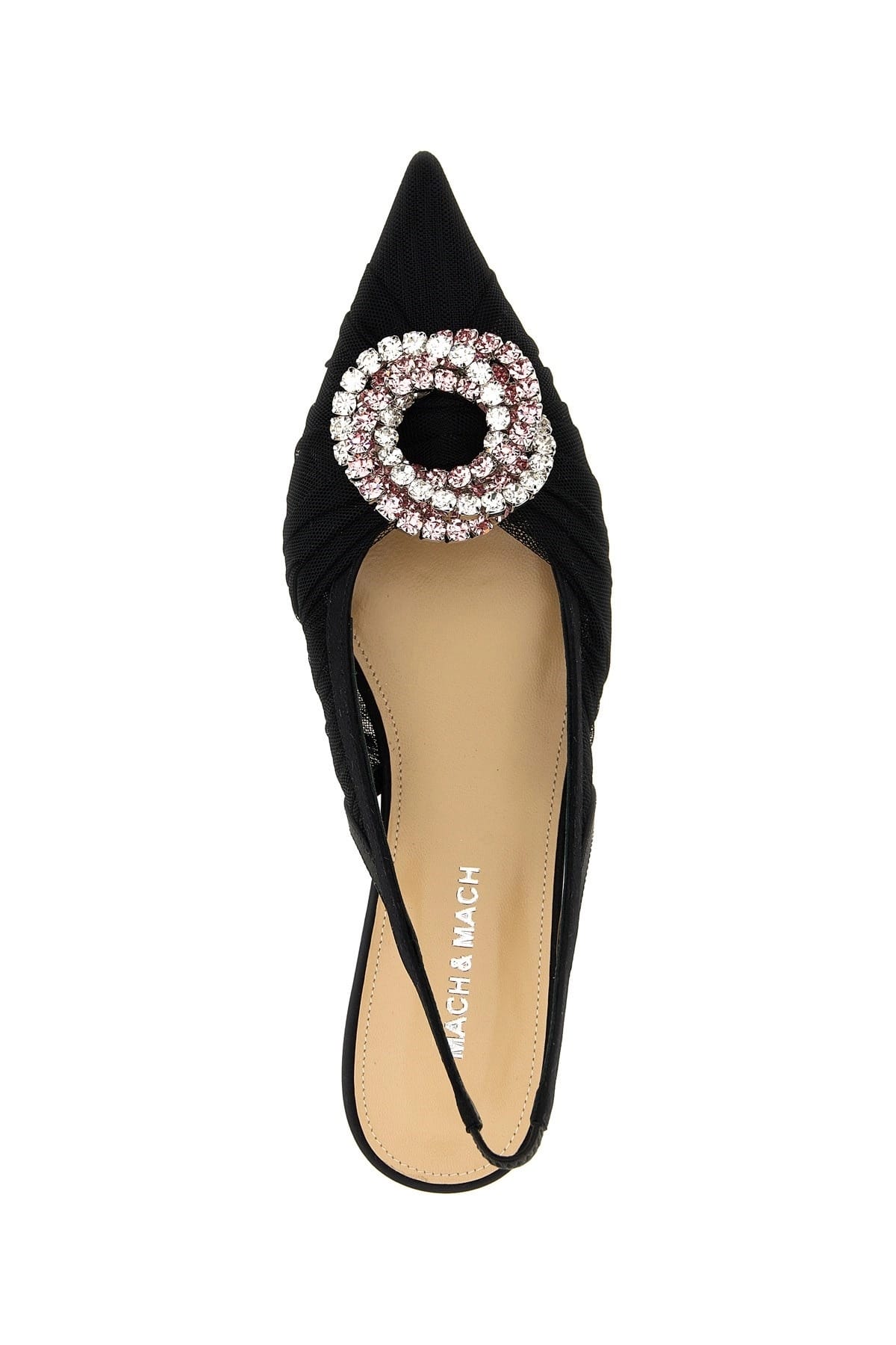 MACH & MACH MACH & MACH Black Galaxy Jewel Slingback