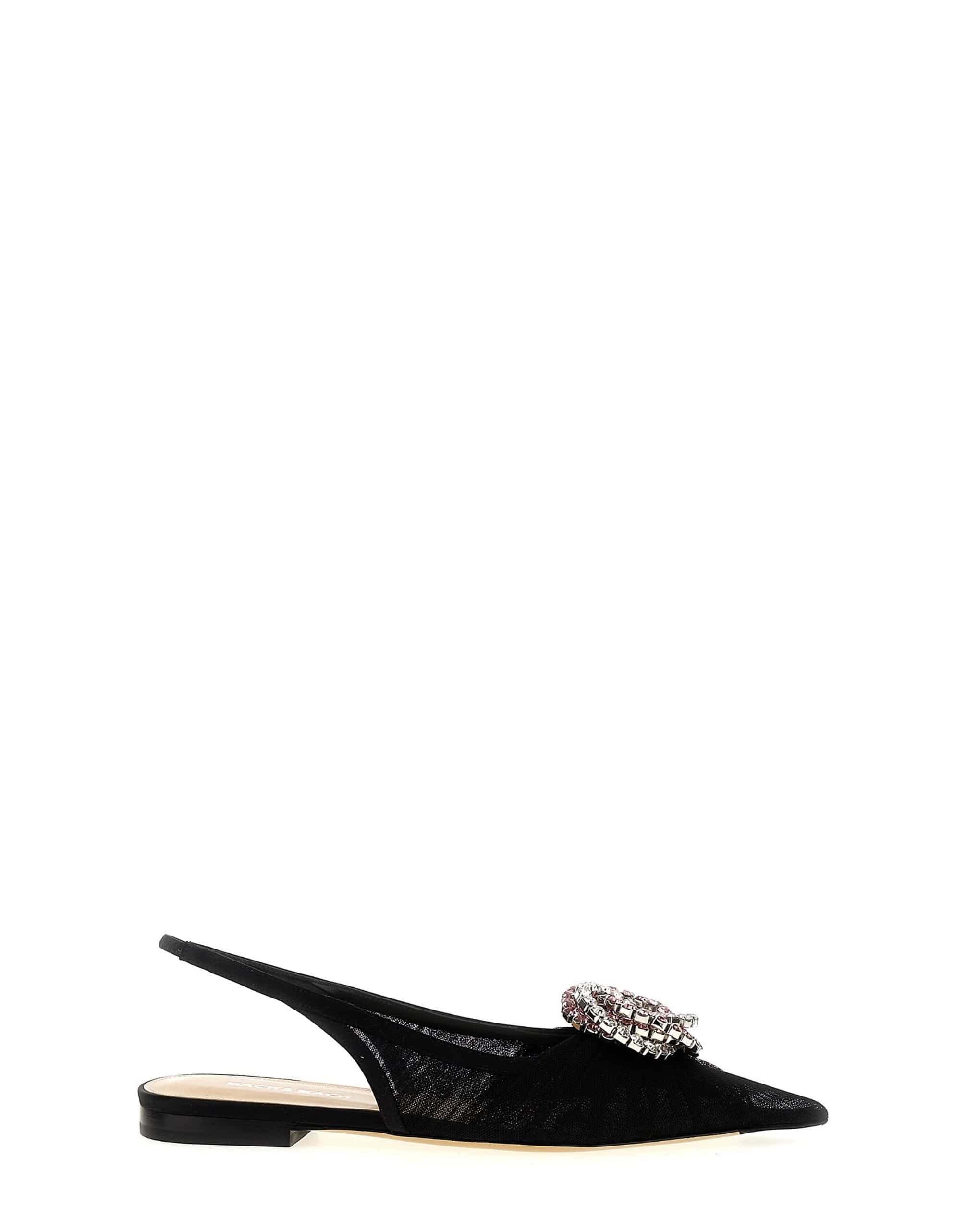 MACH & MACH MACH & MACH Black Galaxy Jewel Slingback