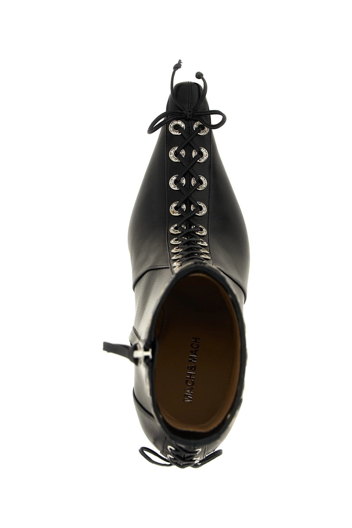 MACH & MACH MACH & MACH Crystalized Corset Ankle Boots