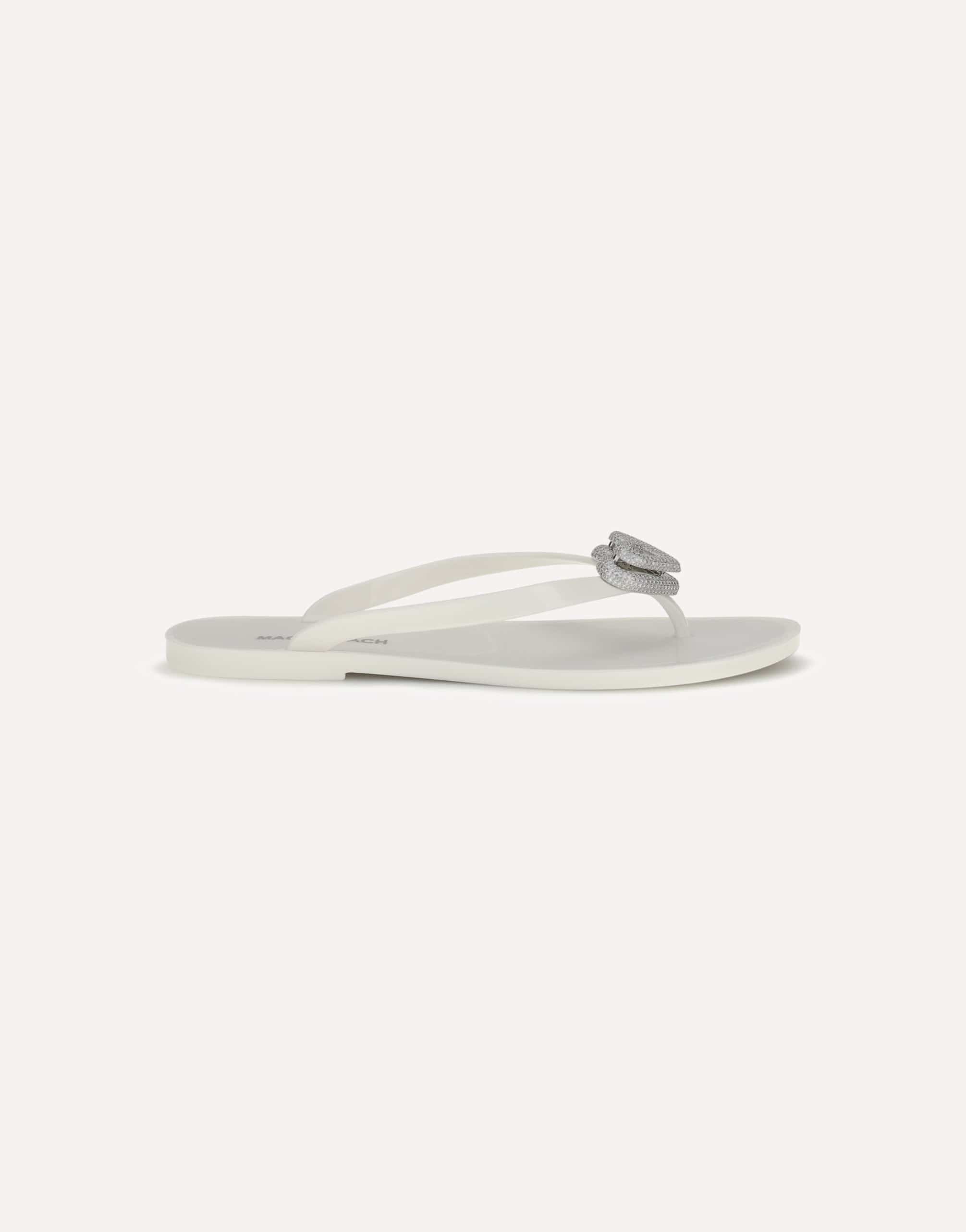 MACH & MACH MACH & MACH Double Heart Thong Sandals