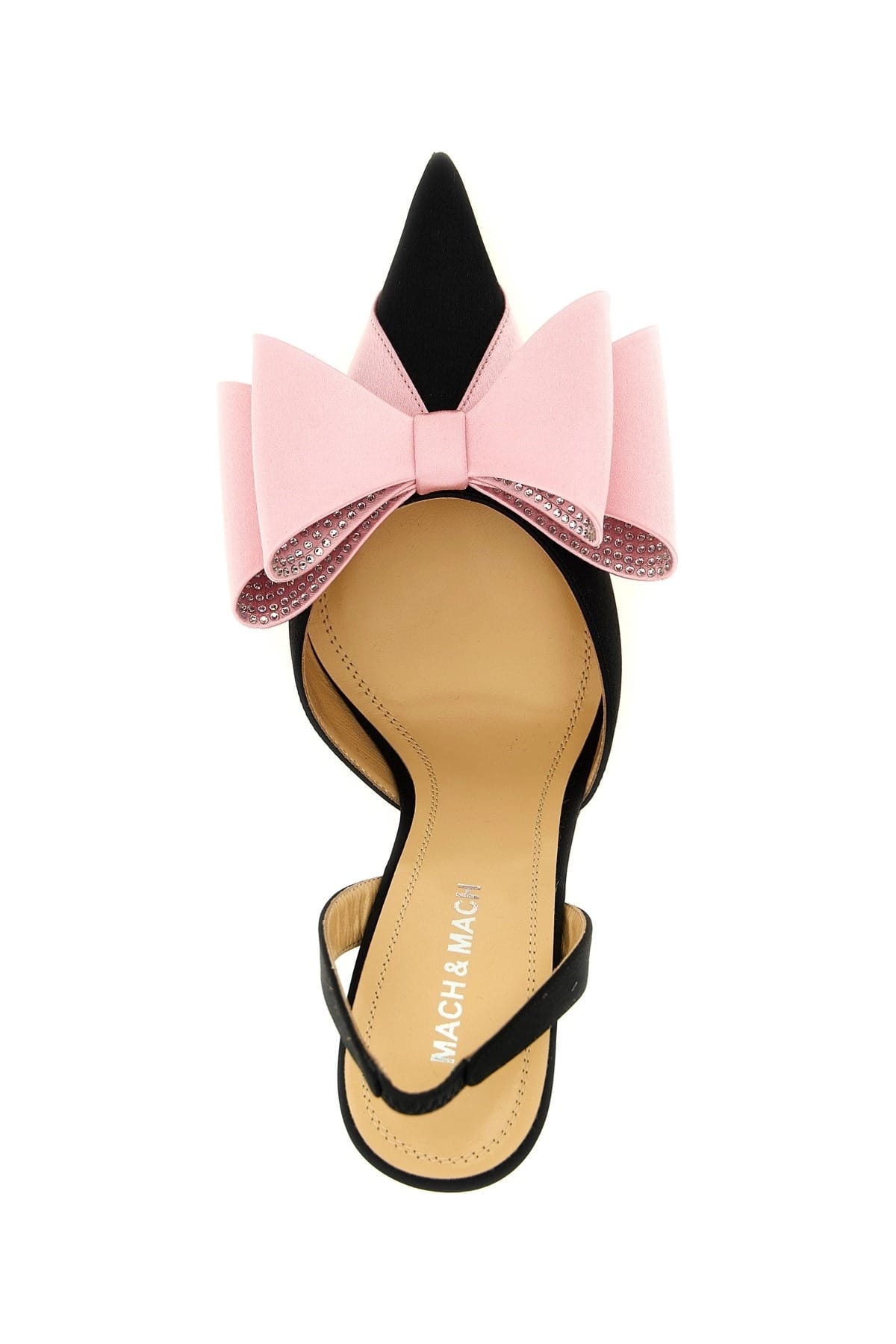 MACH & MACH MACH & MACH Le Cadeau Satin Slingback