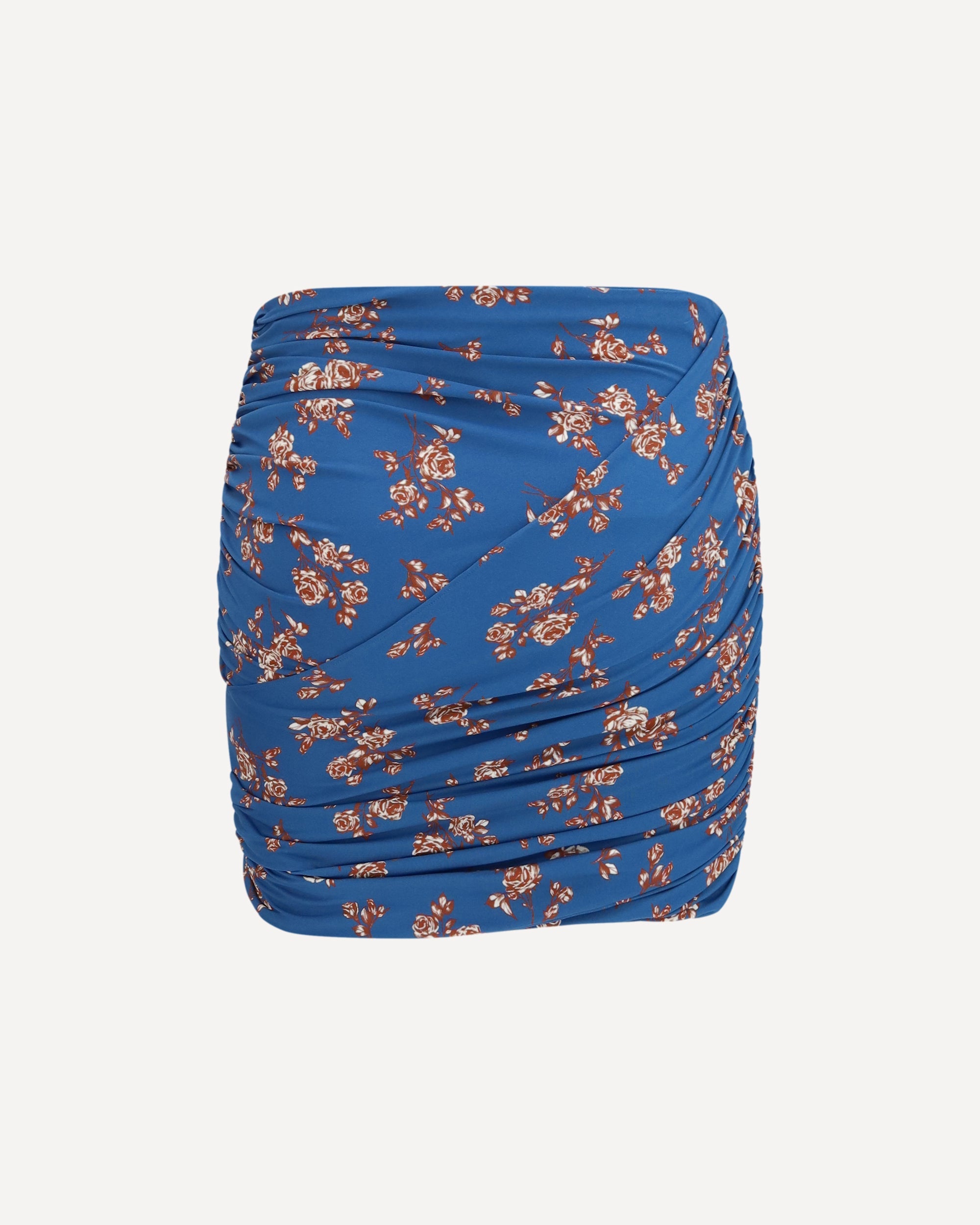 Magda Butrym Gedrapeerde minirok met bloemenprint - alternate view