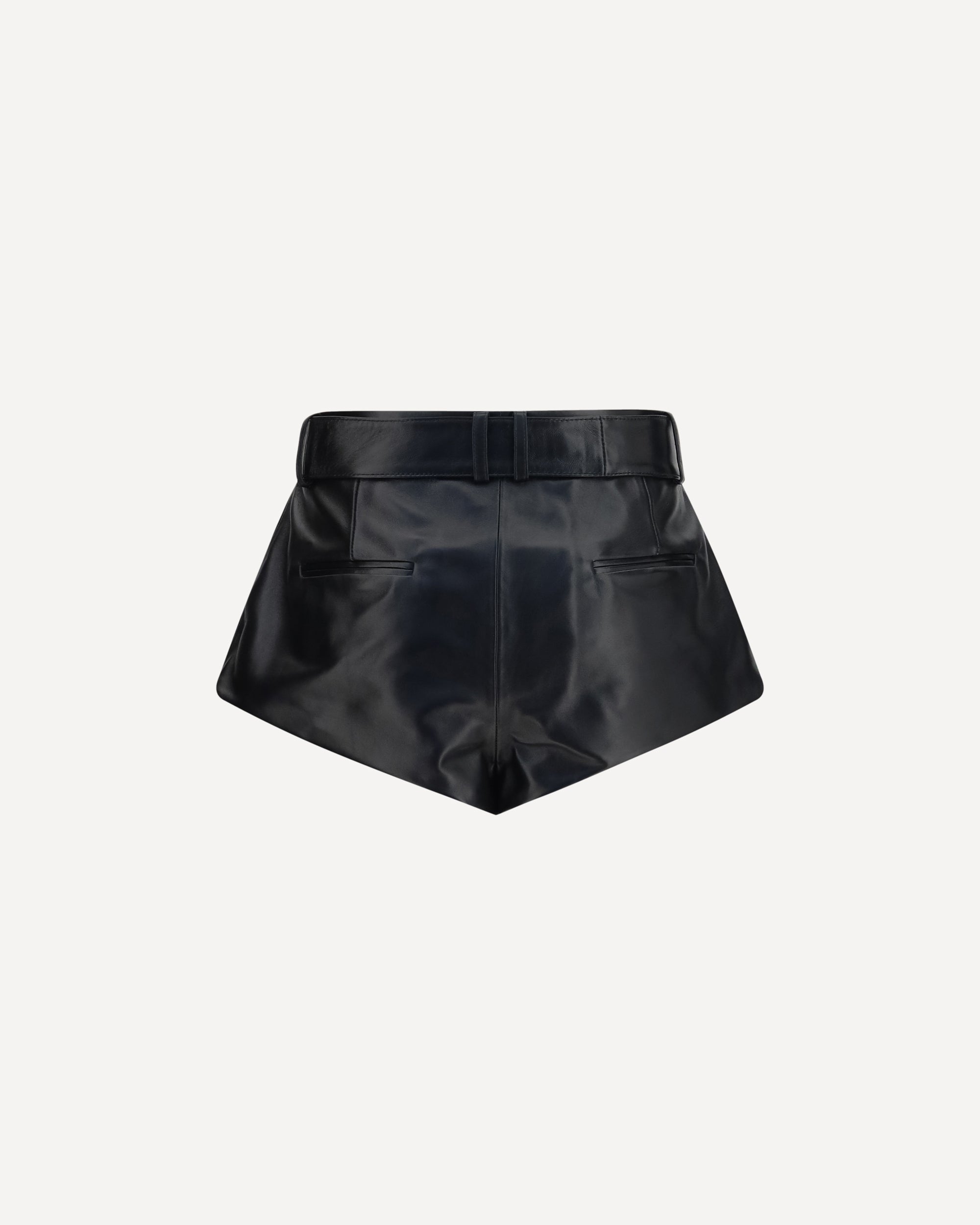 Magda Butrym uitlopende leren korte broek - alternate view