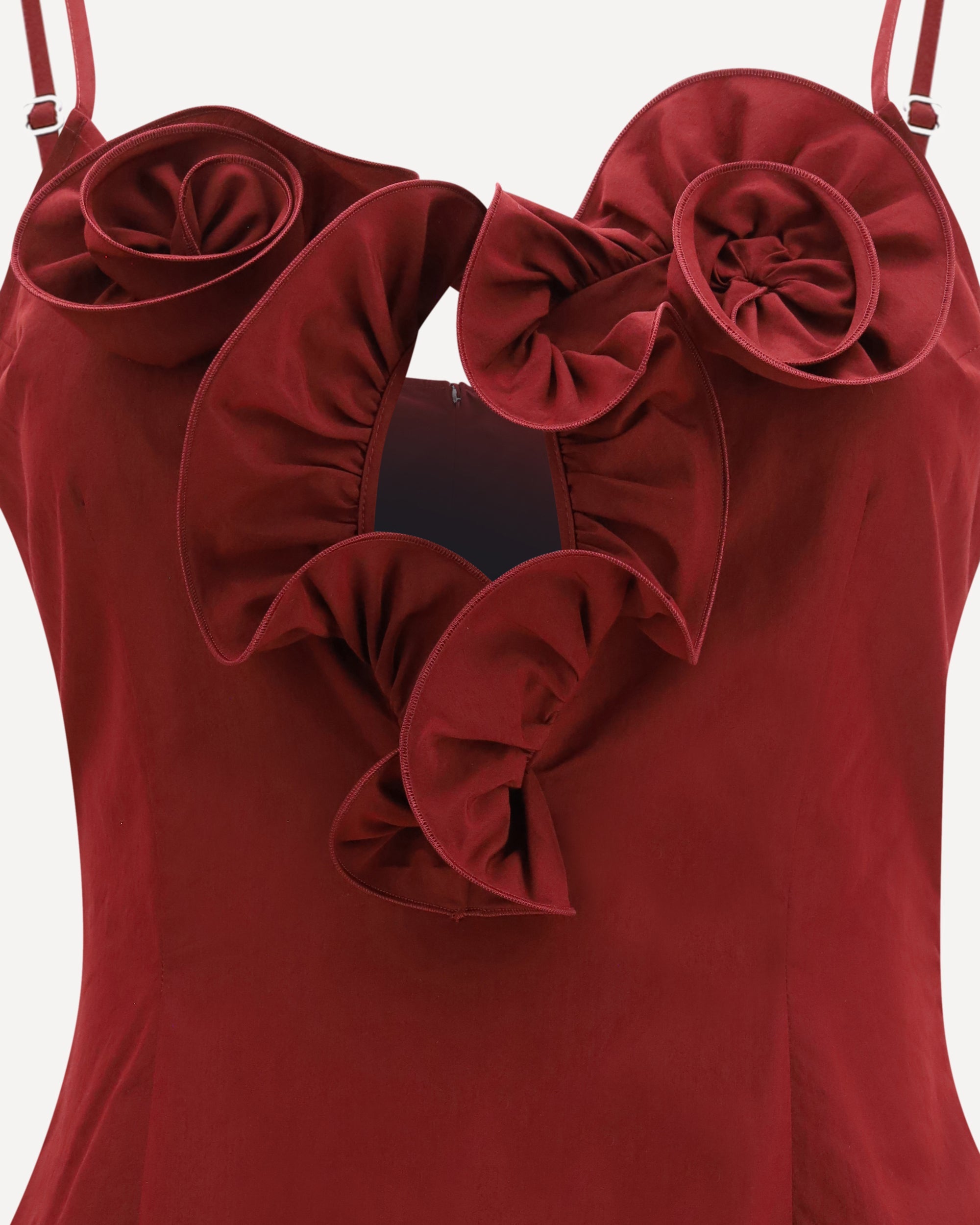 Magda Butrym Midikleid mit Blumen-Detail