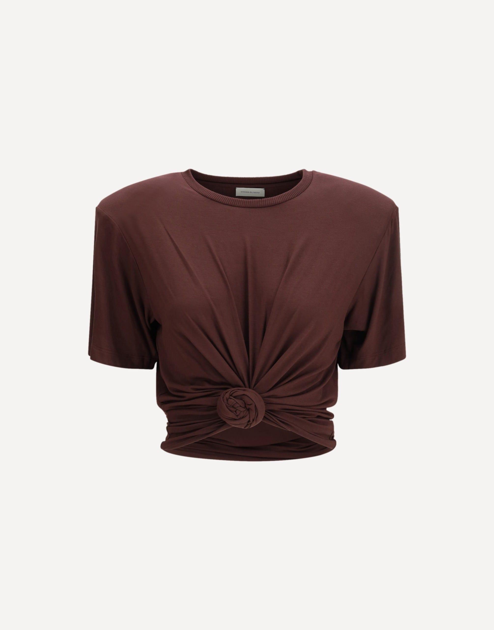 Magda Butrym T-shirt met knoopdetail