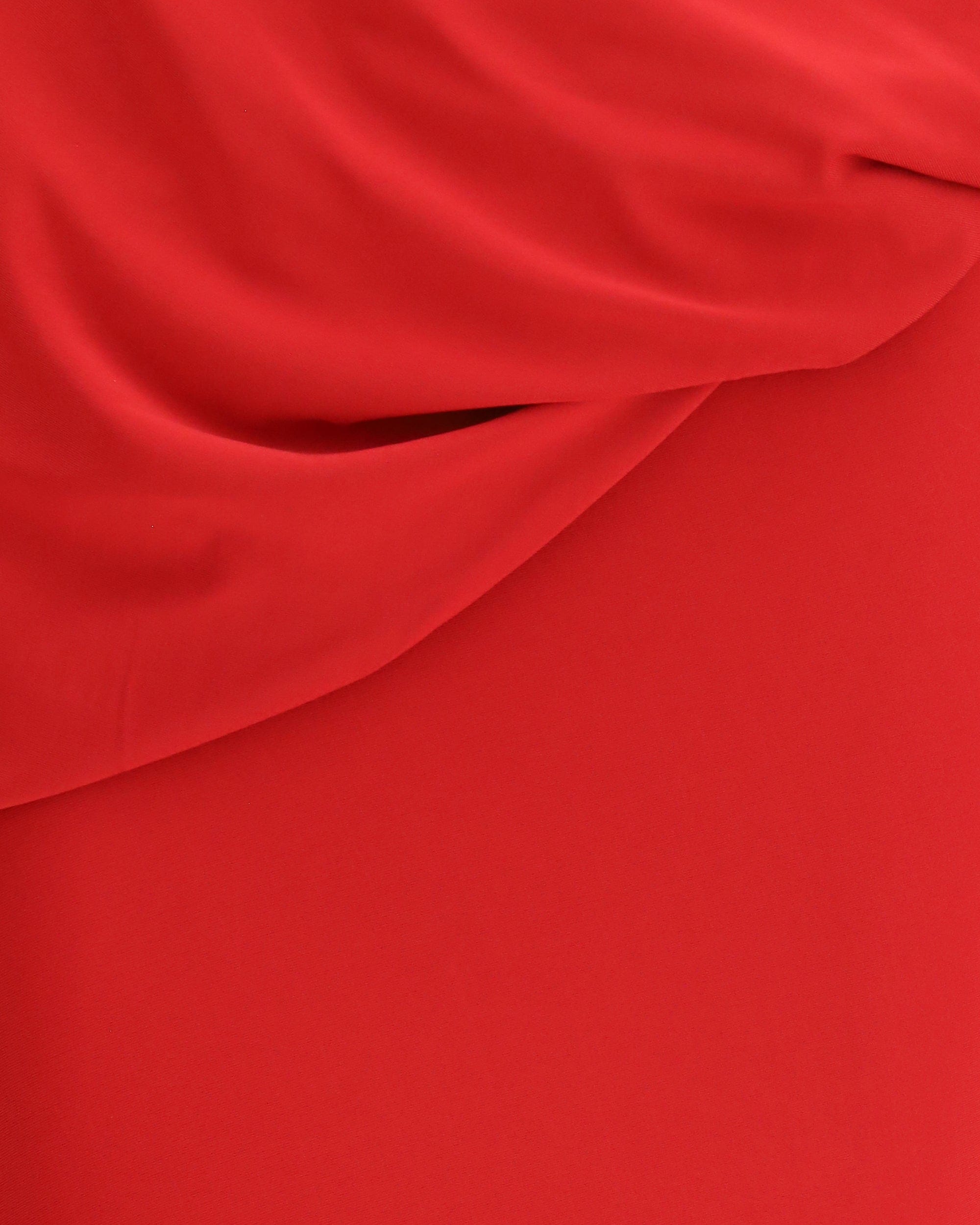 Magda Butrym Long Open-Back Dress With High Neck