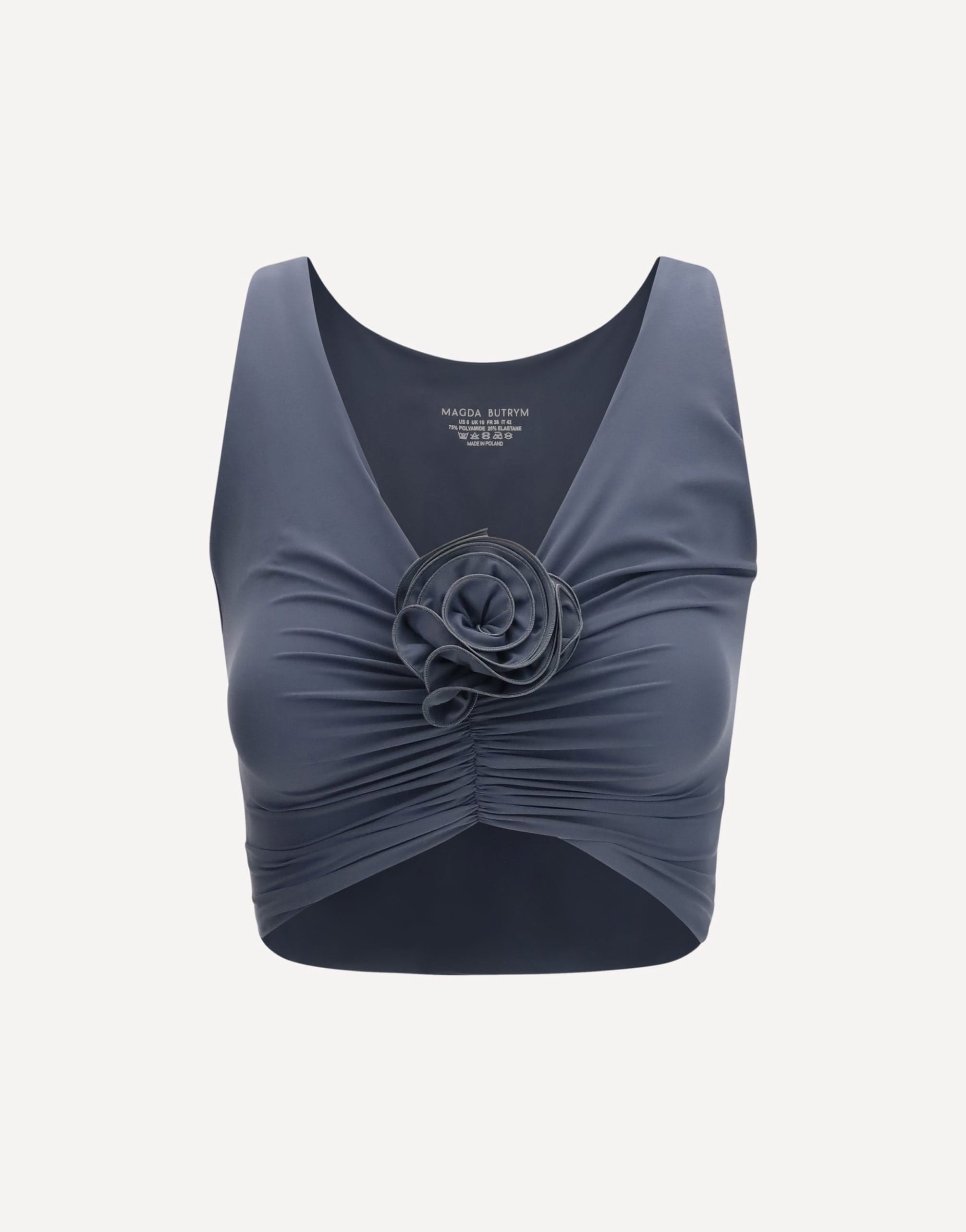 Magda Butrym Ruched Flower Top