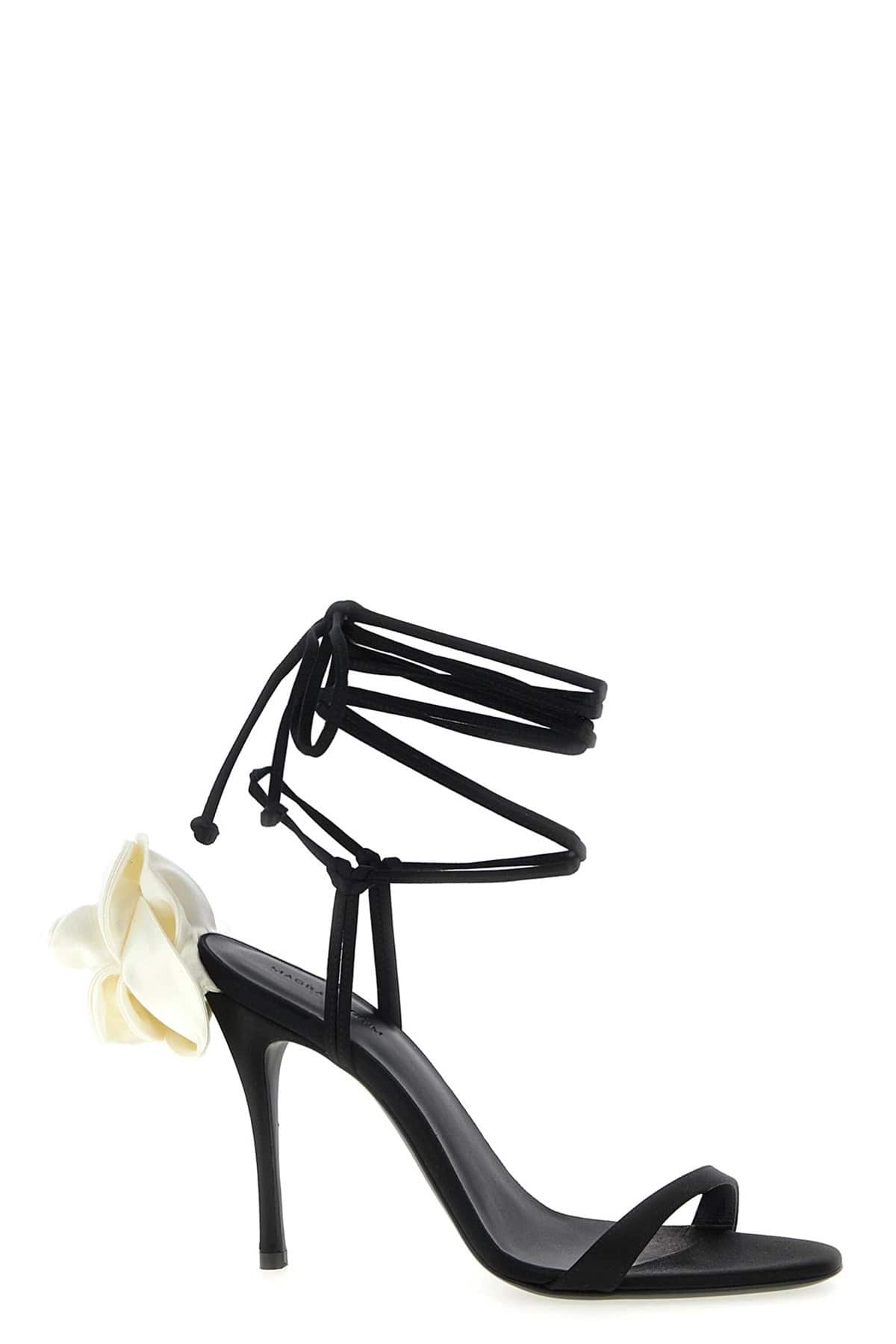 Magda Butrym Magda Butrym Satin Ankle Strap Sandals