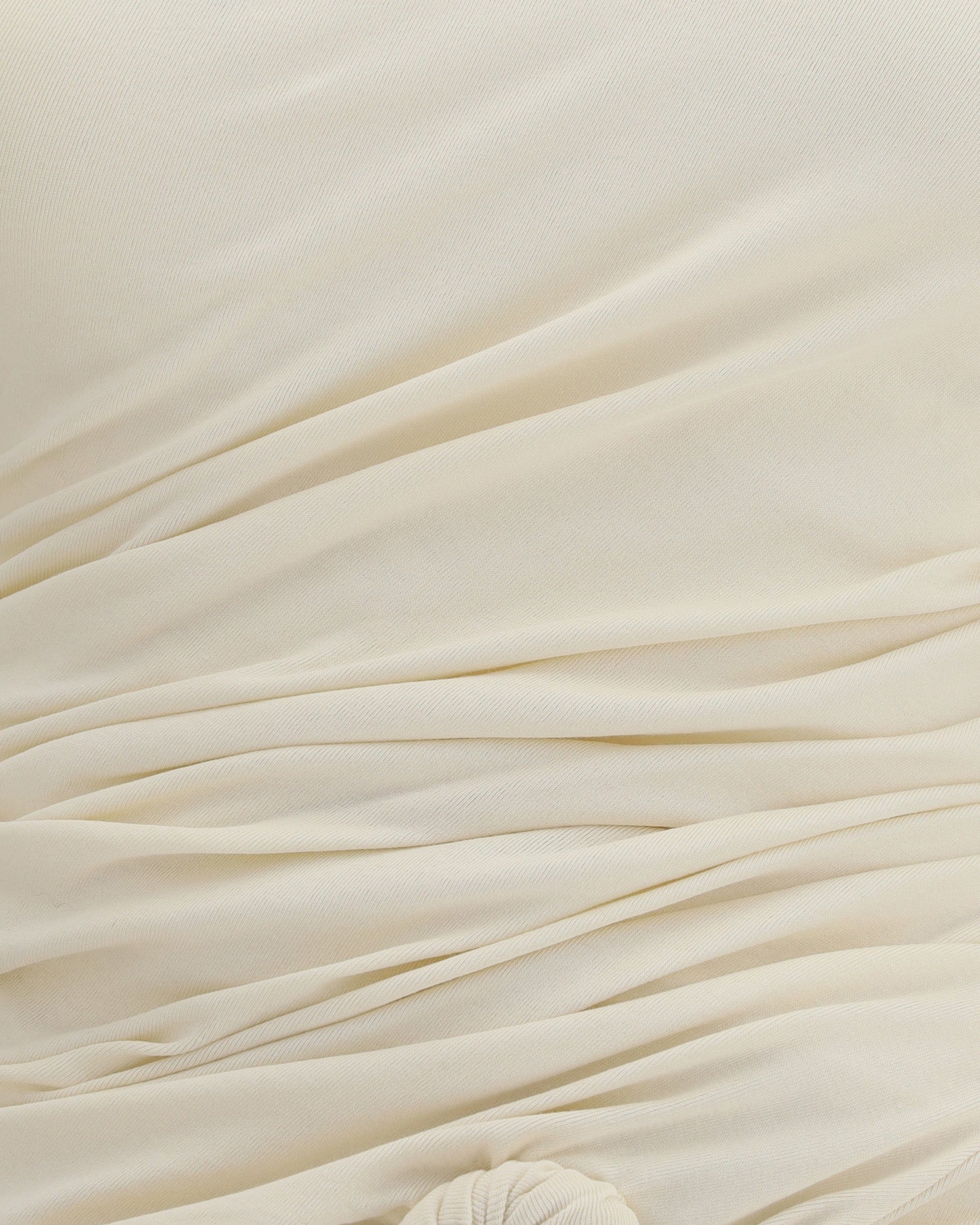 Magda Butrym Side-Knot Draped T-Shirt