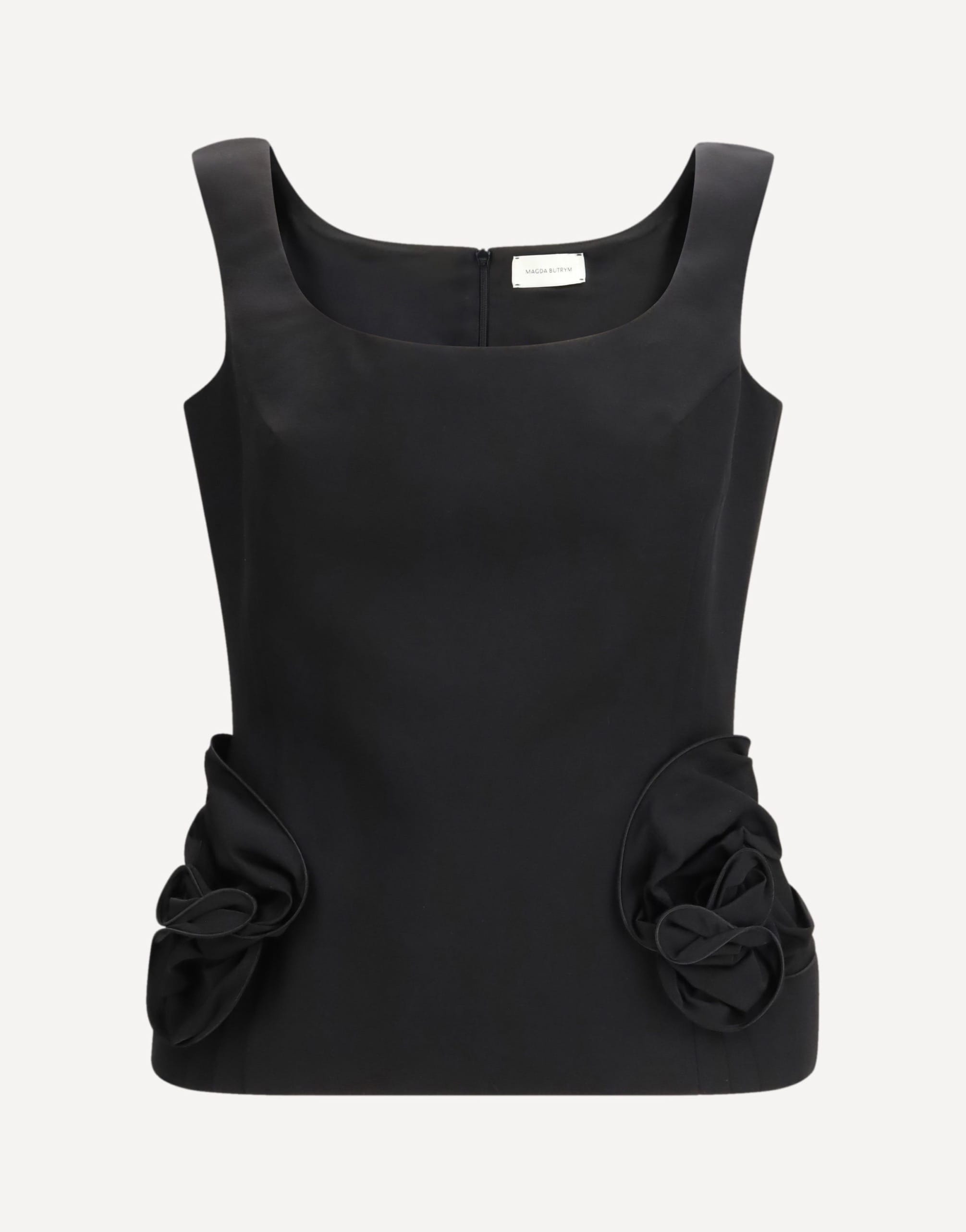 Magda Butrym Top With Floral Appliqués