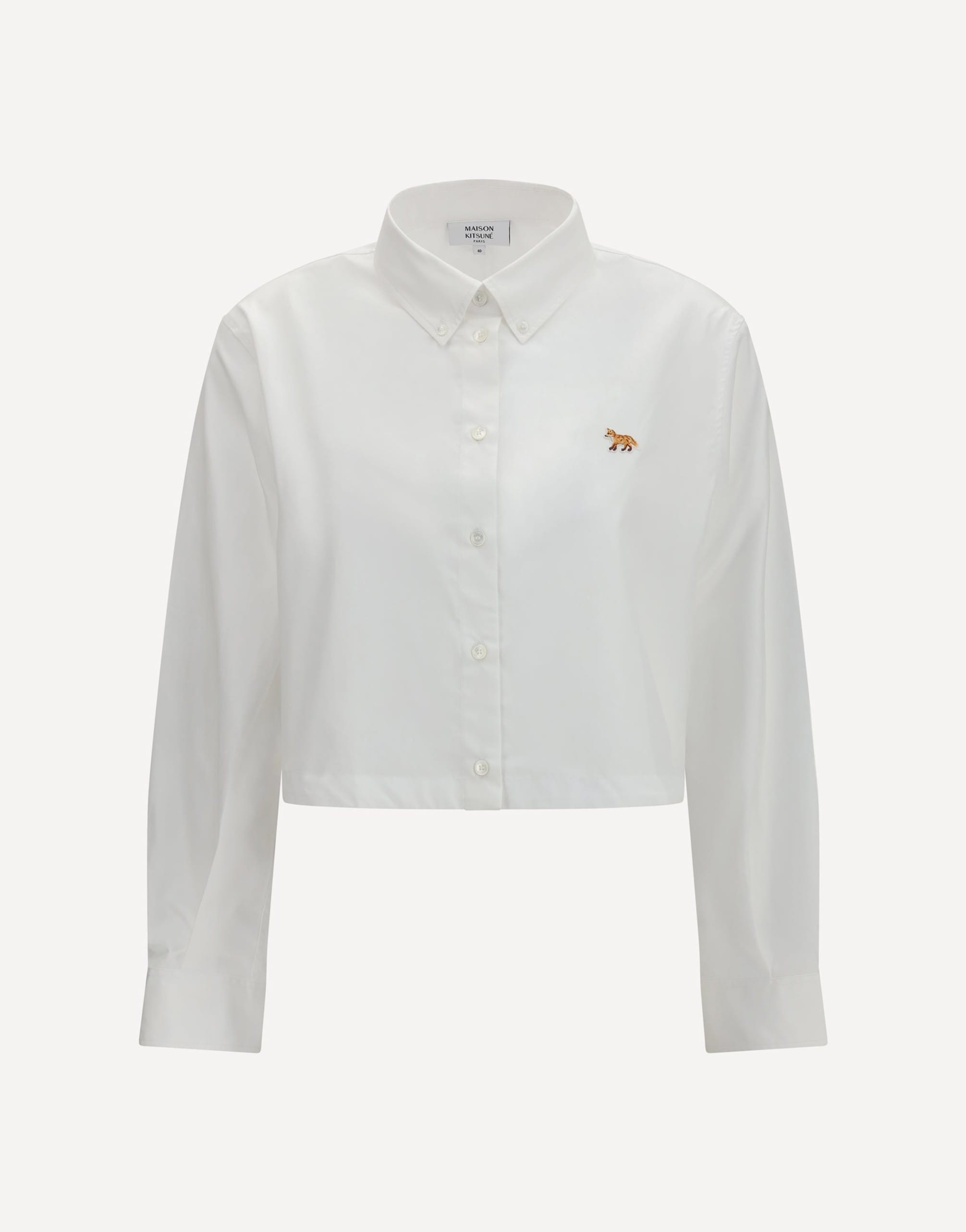 Maison Kitsuné Baby Fox Cropped Shirt